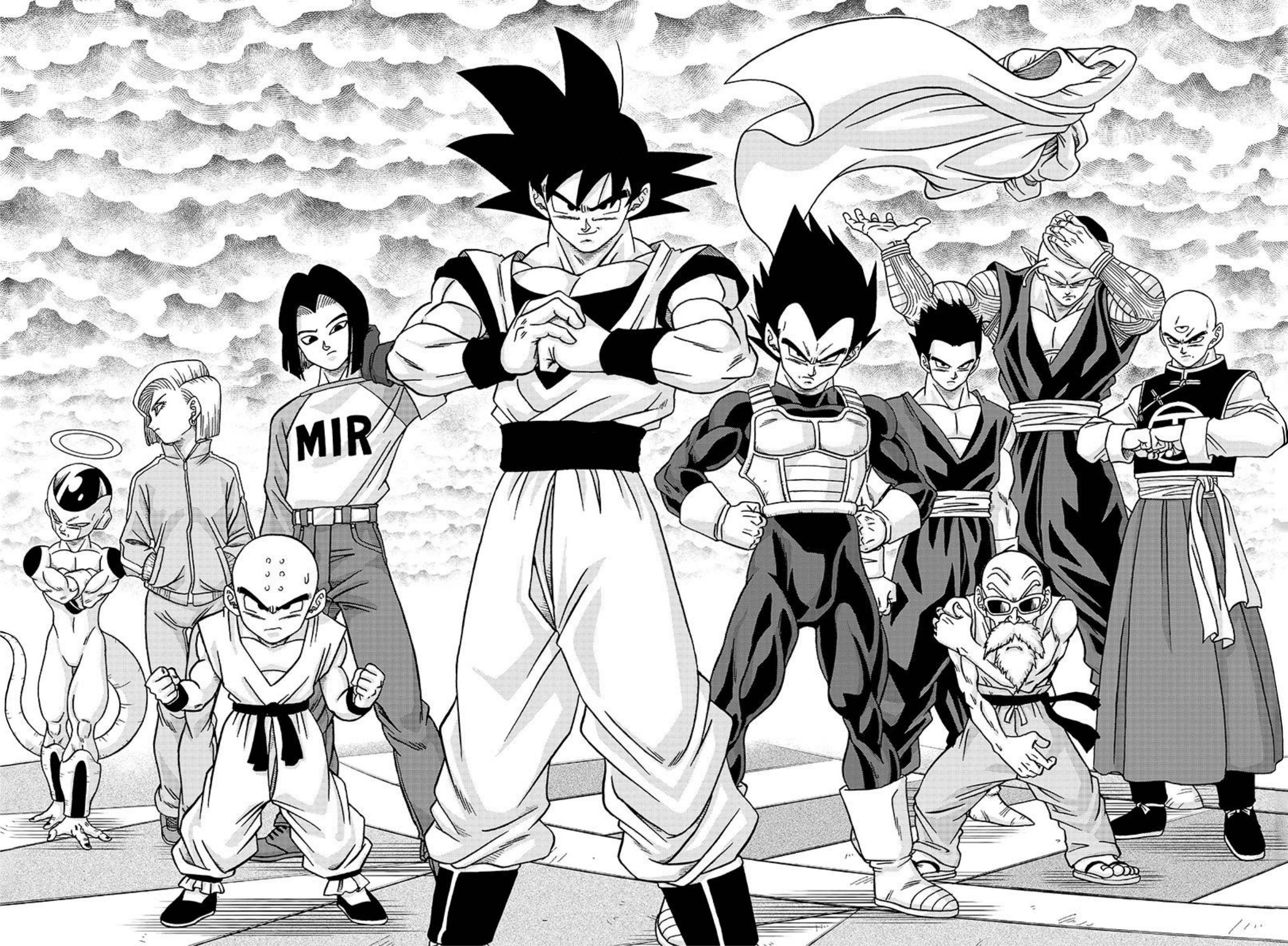2727x2003 Dragon Ball Super Manga Wallpaper