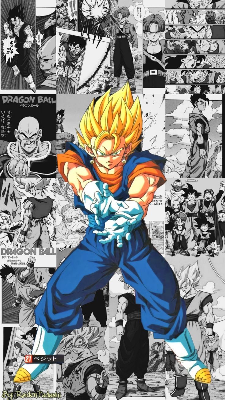 736x1307 Awesome Dragon Ball Manga Wallpaper