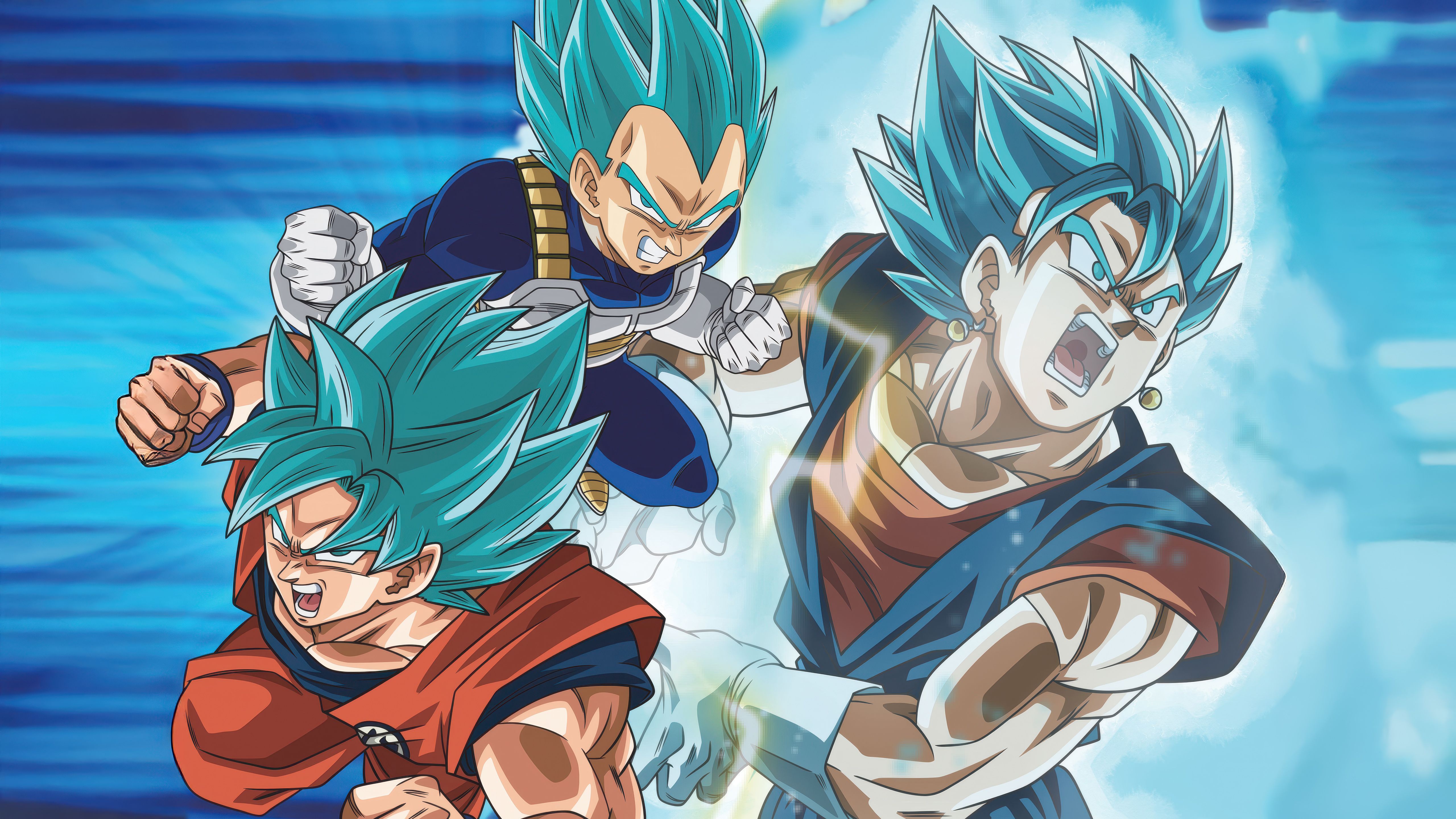5120x2880 Dragon Ball Super Wallpaper 4K, Super Saiyan Blue, Son Goku