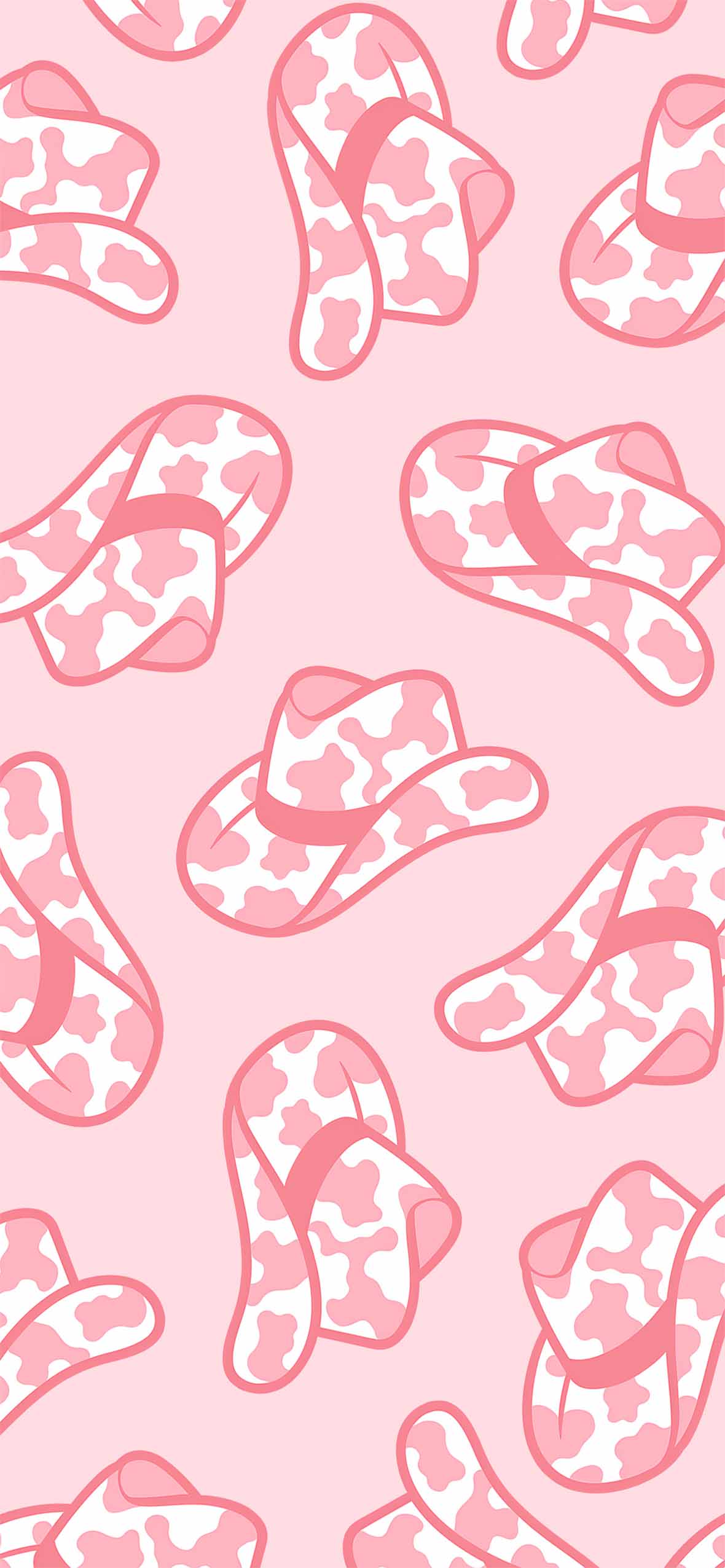 1180x2553 HOT ! Preppy Wallpaper Preppy Cowgirl Hat Cowboy Hat Preppy Wallpaper Pink Wallpaper For IPhone