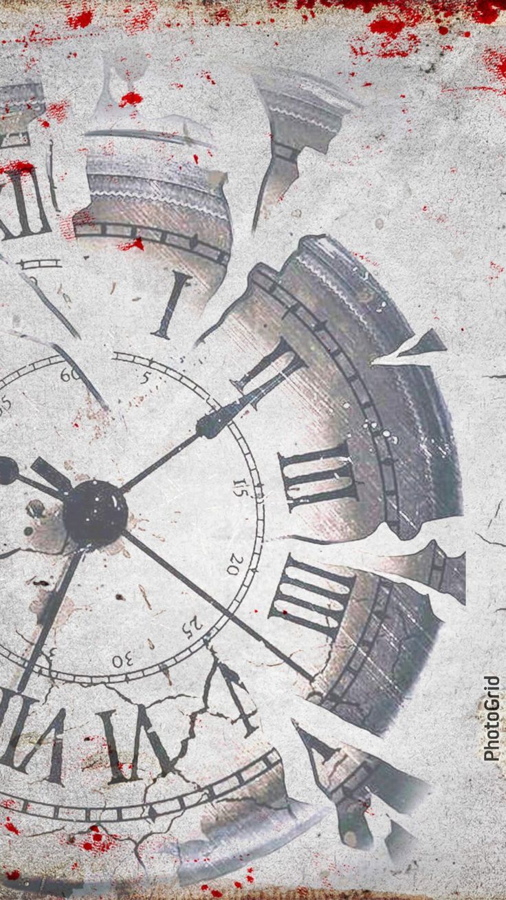 736x1308 Broken Time Wallpaper