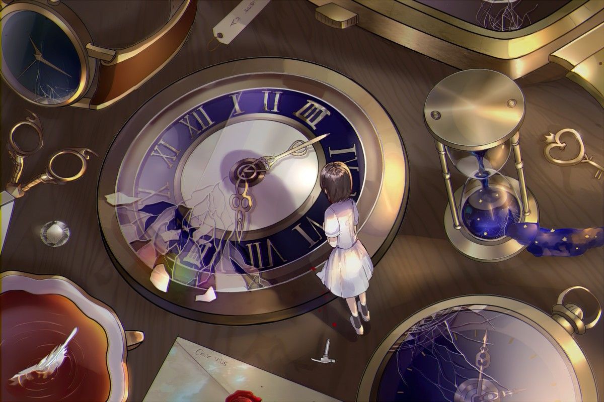 1200x800 Online Jigsaw Puzzle «The broken clock»