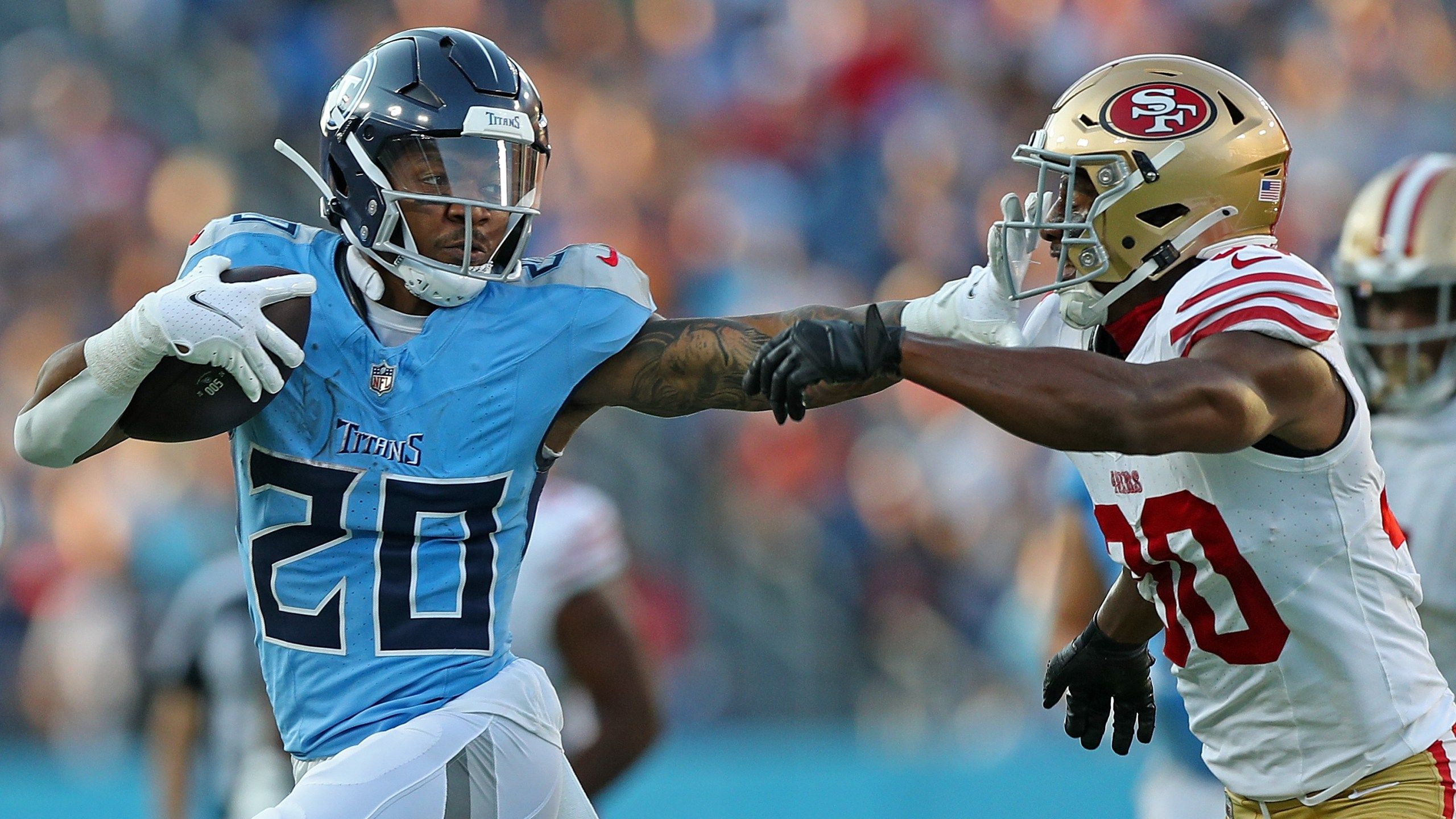 2560x1440 Titans Defeat 49ers 17 13 In Preseason Opener