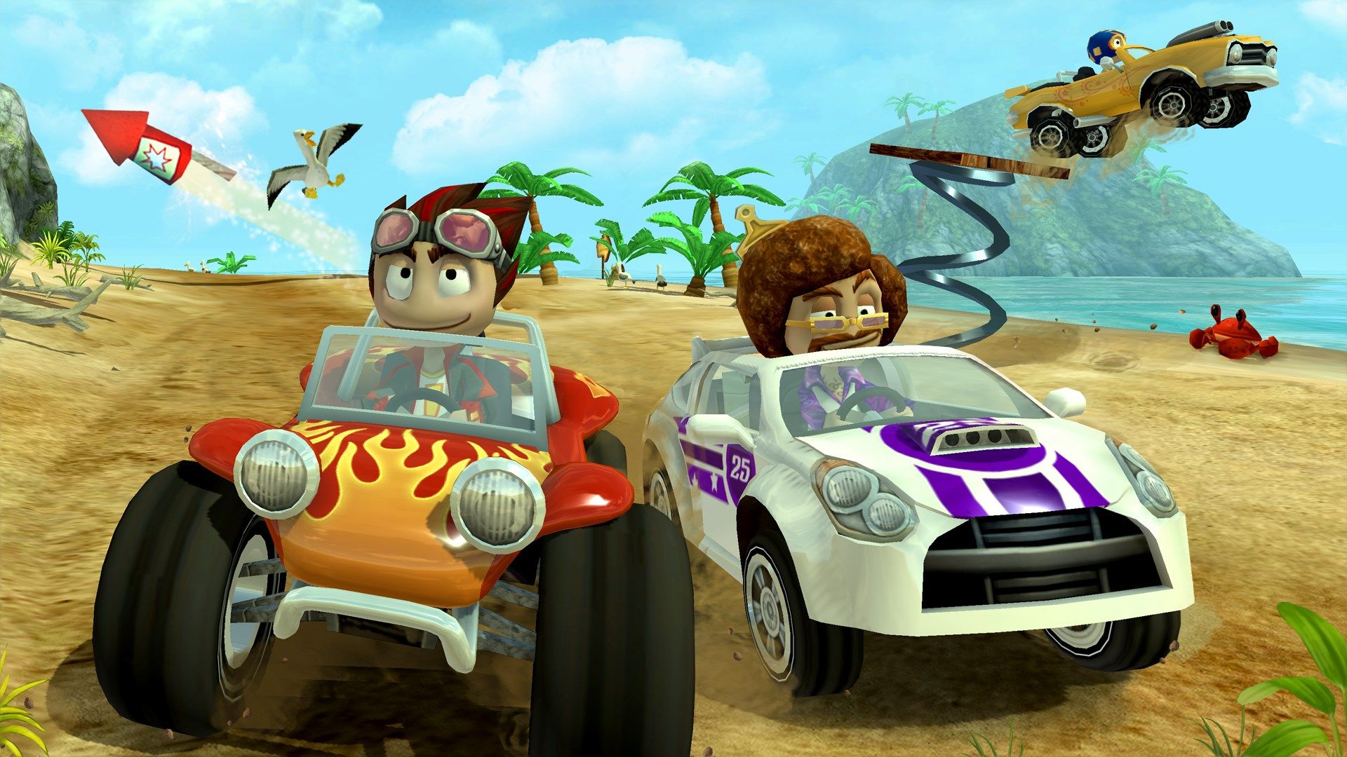 1920x1080 Beach Buggy Racing download and play on Windows