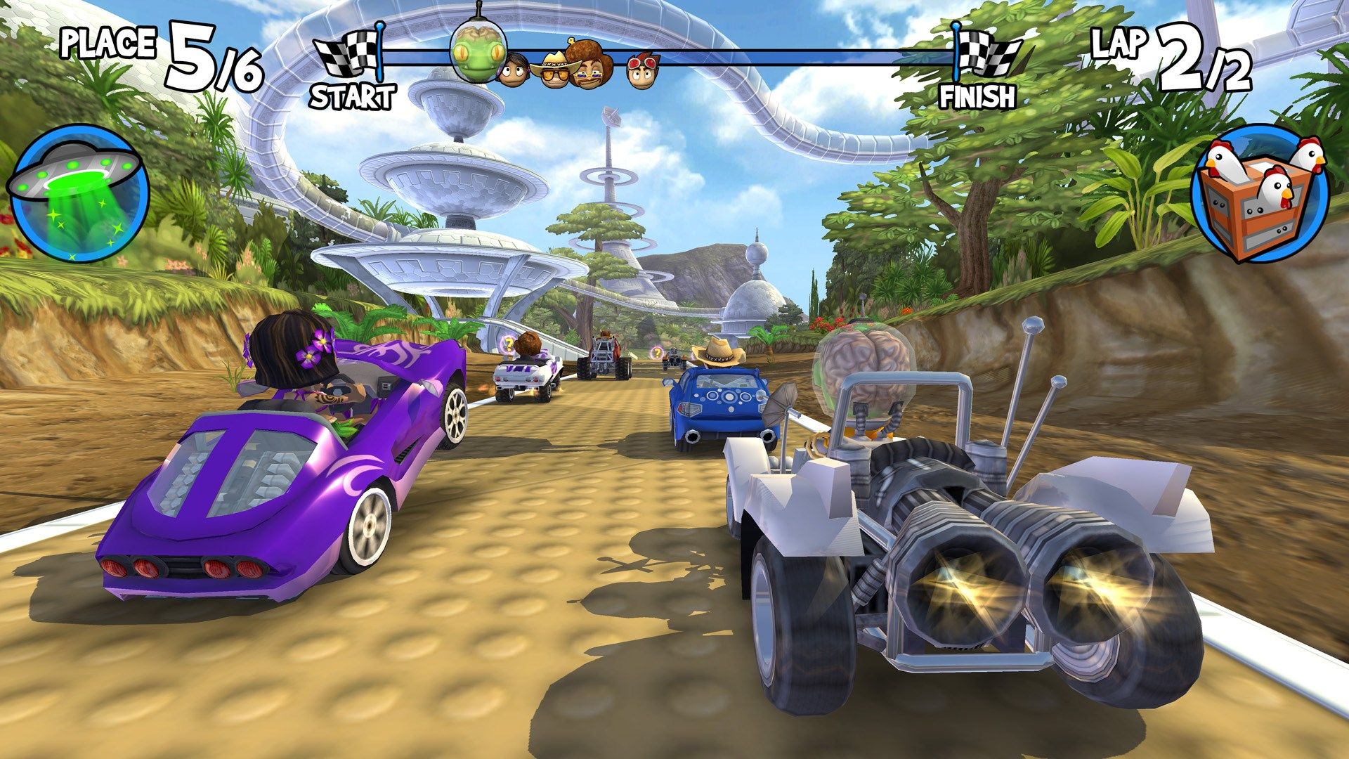 1920x1080 Beach Buggy Racing download and play on Windows