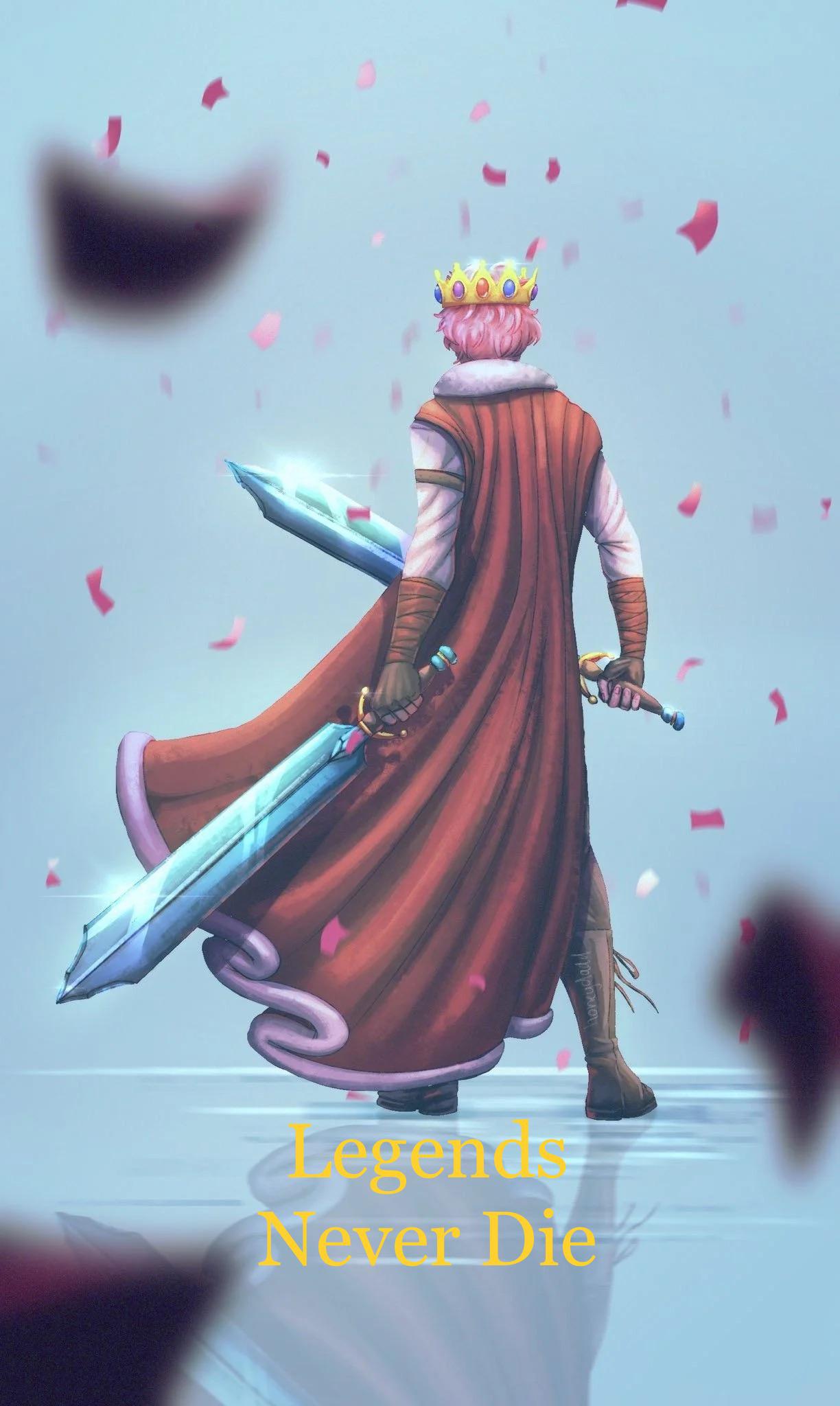 1224x2048 Technoblade wallpaper for iPhone (Image via WhatsPaper)