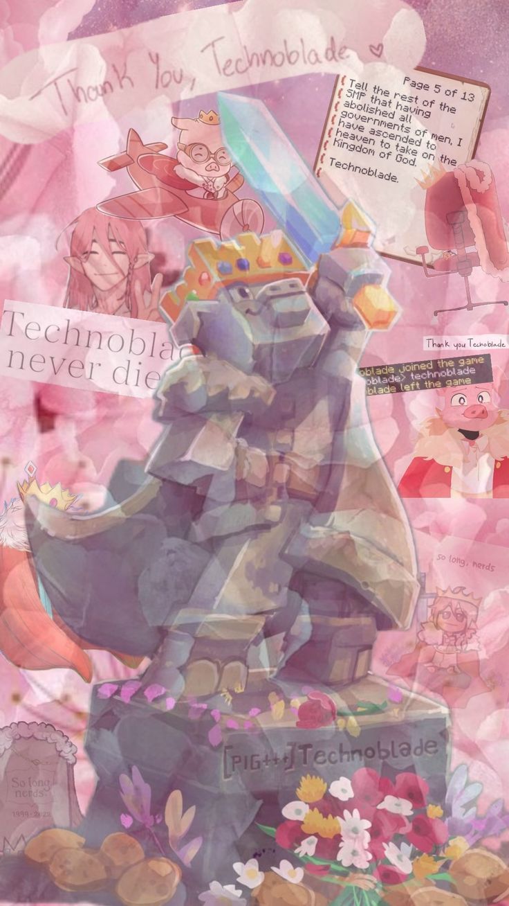 736x1308 technoblade never dies #technoblade #technobladeneverdies #technobladewallpaper #wallpaper #wallpapercollage