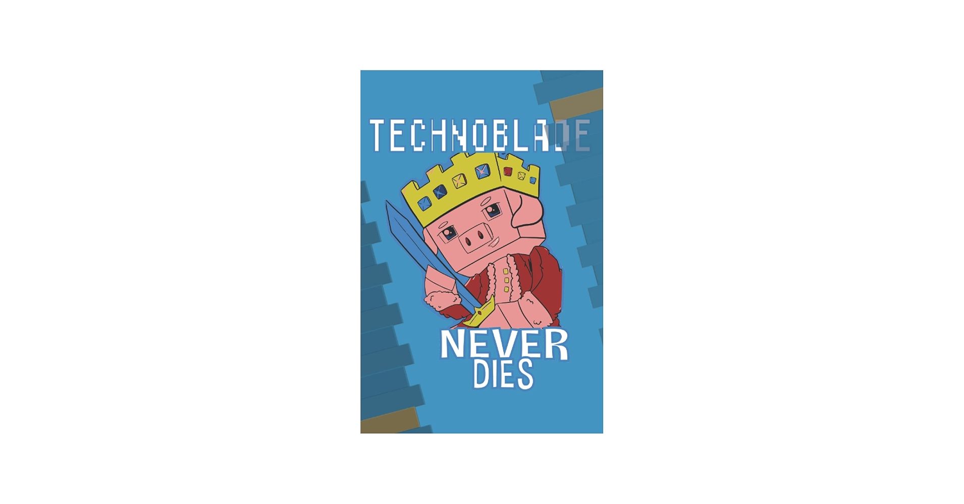 1910x1000 Technoblade Never Dies: Technoblade Fans Notebook (Simple Book Journal) (6 x 9): Journals, Techno: 9798744680084: Books