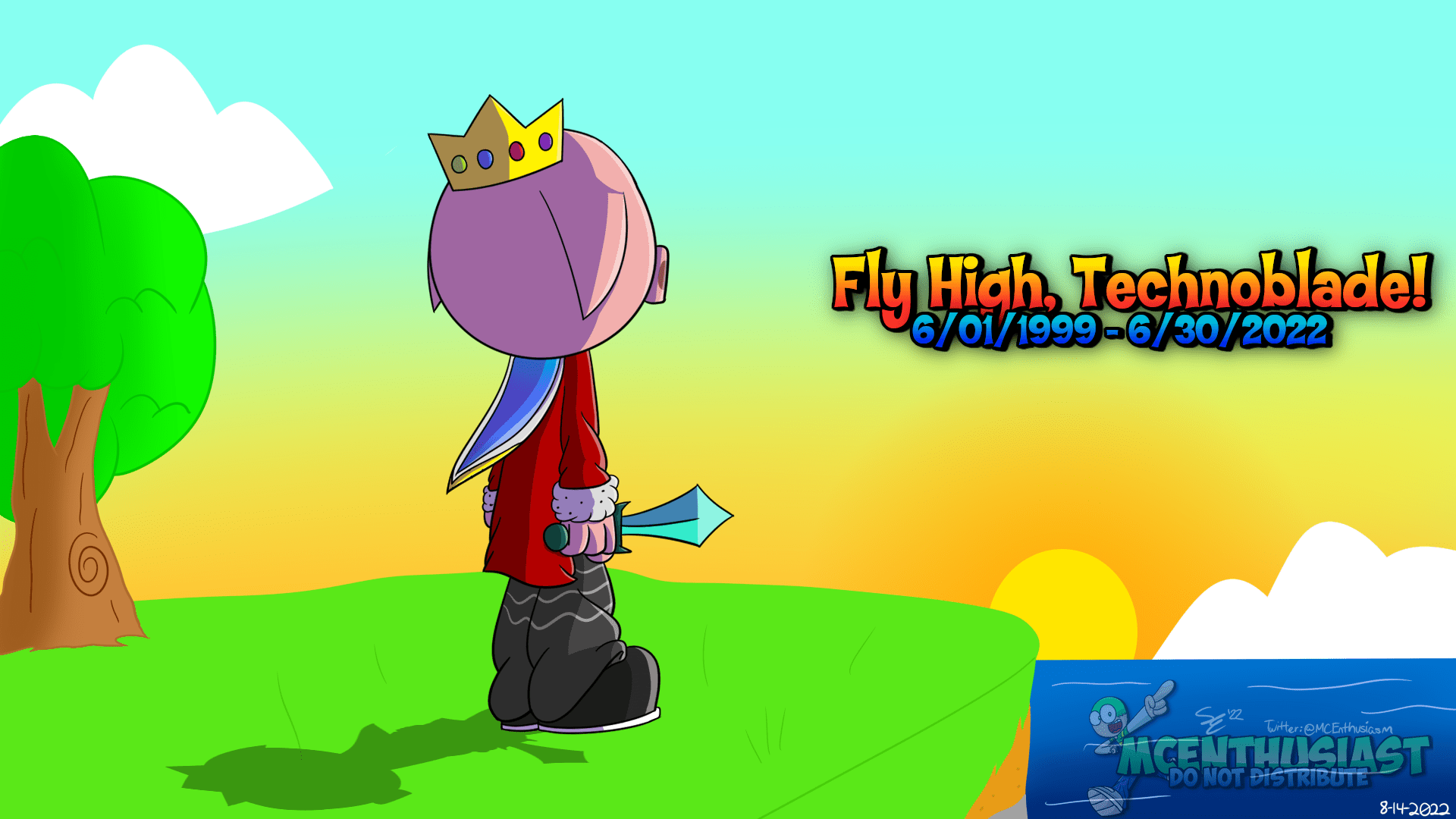 1920x1080 Technoblade Never Dies (Tribute) by TheSwiftySapphire on Newgrounds