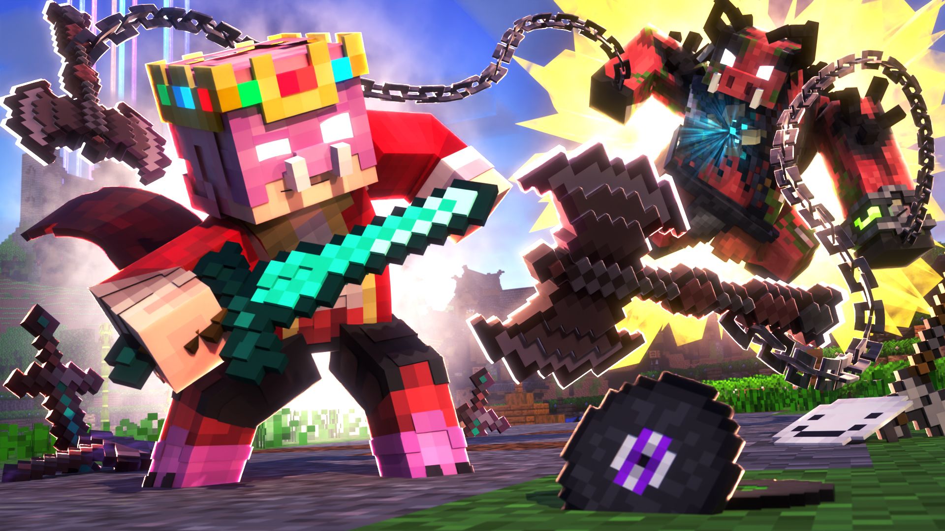 1920x1080 Technoblade Never Dies Part 3 Animation Thumbnails