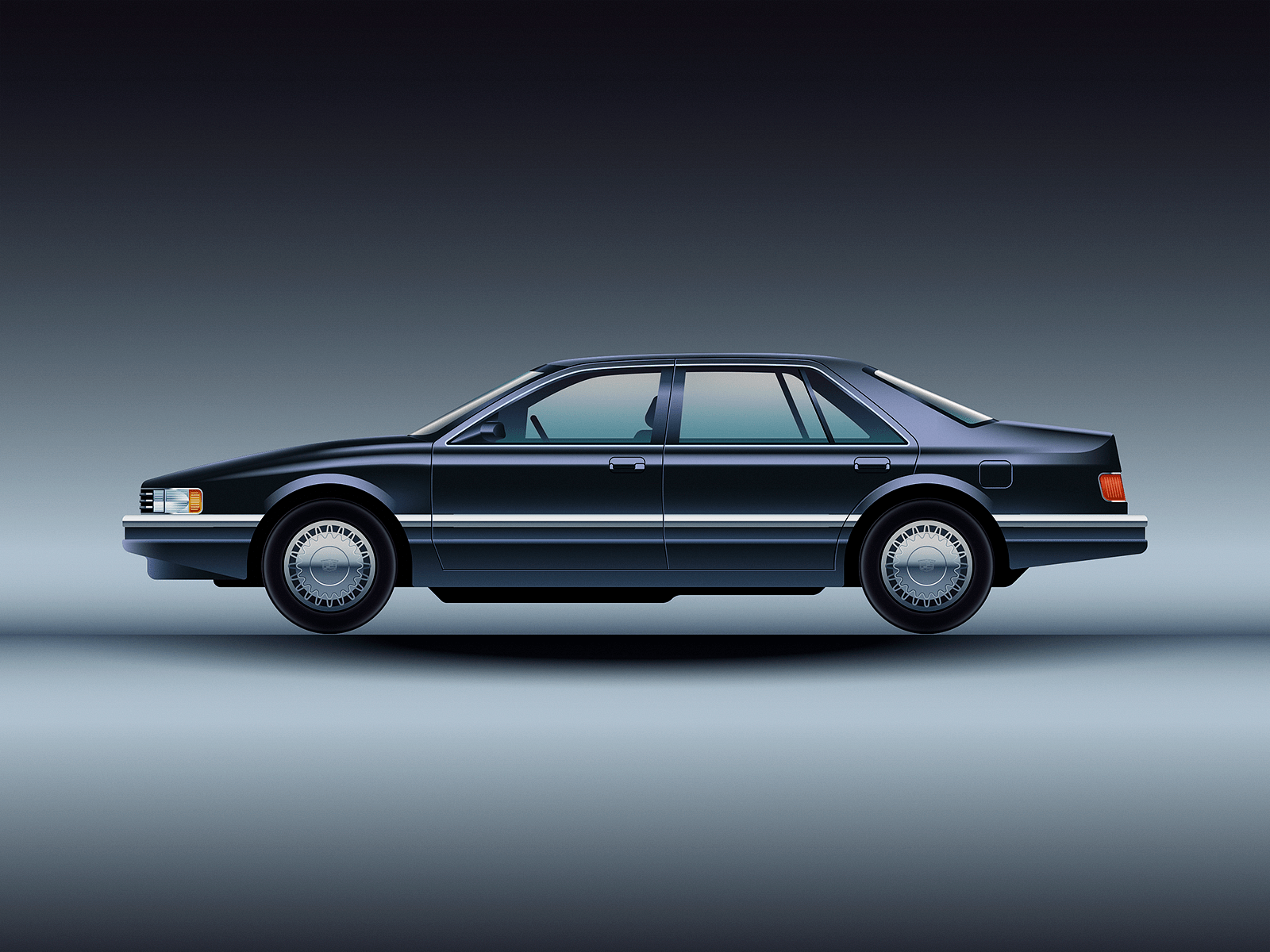 1600x1200 Cadillac Seville by Julian Burford on Dribbble