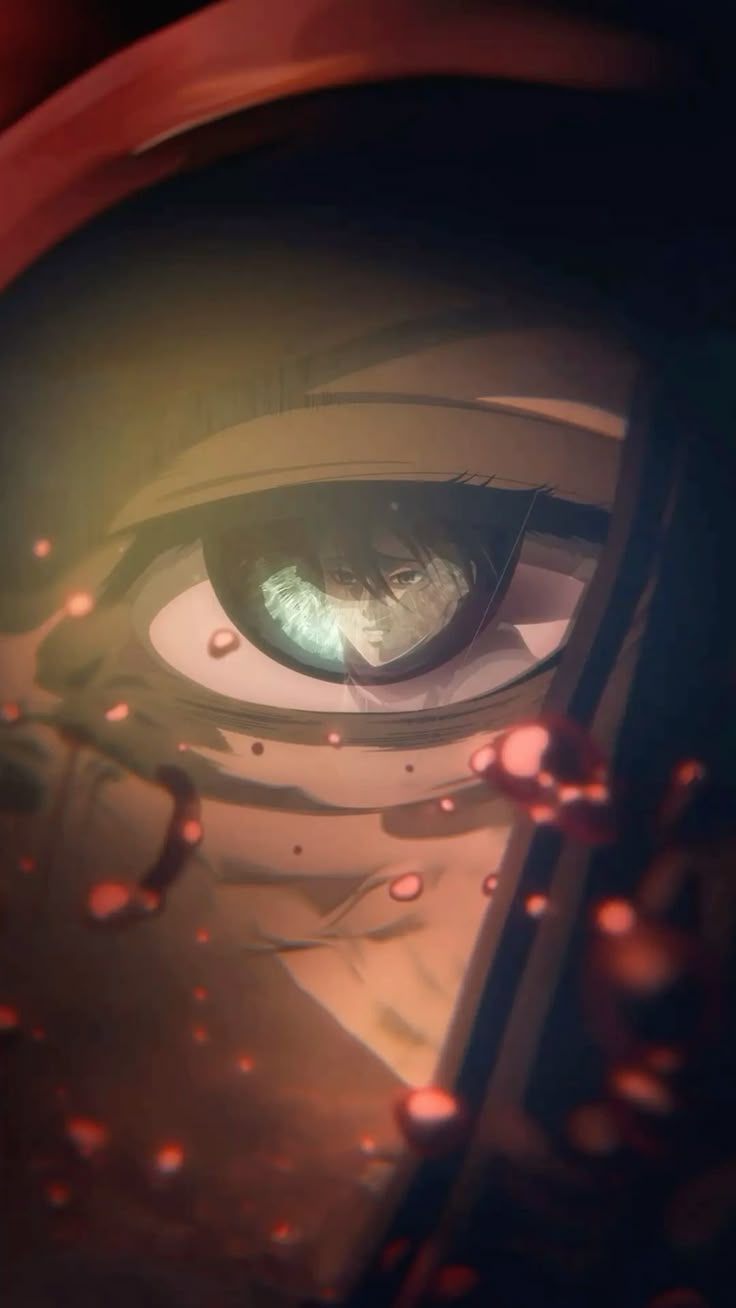 736x1308 Eren Yeager seeing Mikasa for the last time -Attack On Titan