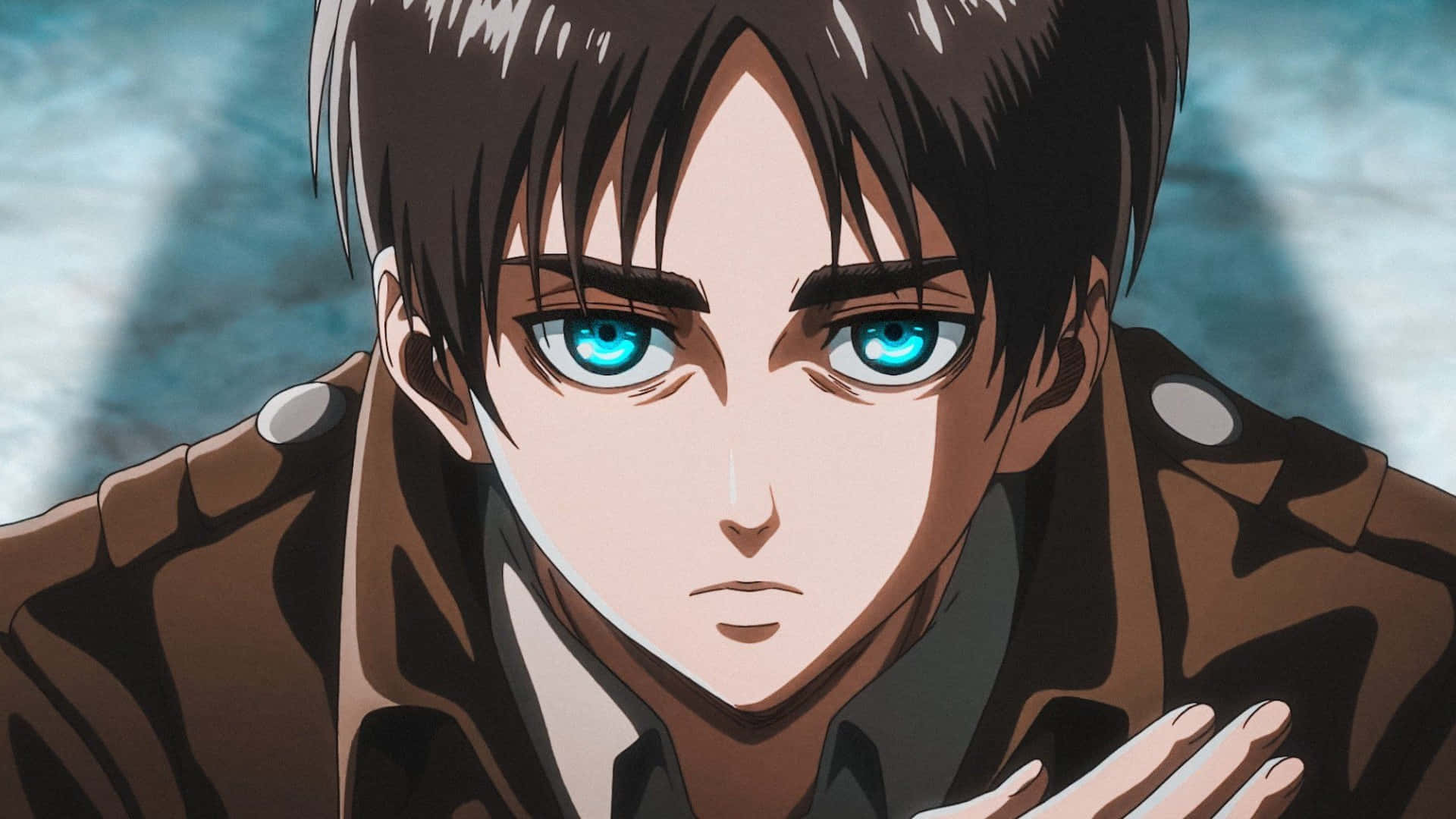 1920x1080 Download Eren Yeager PFP With Bright Eyes Wallpaper