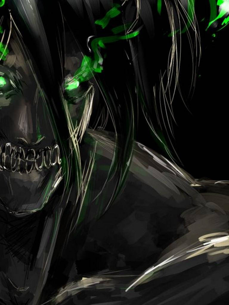 768x1024 Eren Eyes Wallpaper
