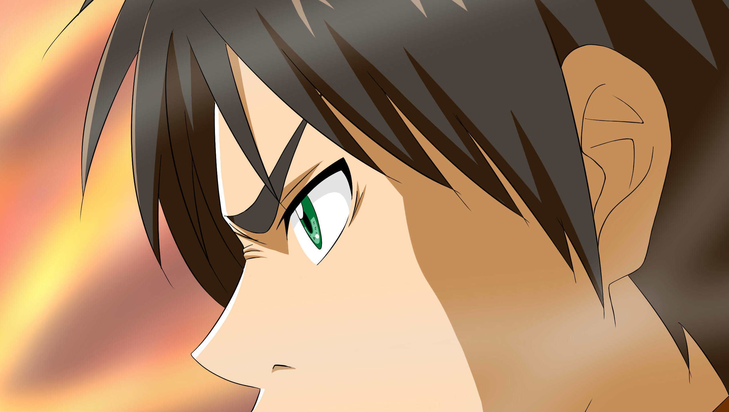 2550x1444 Phone wallpaper: Anime, Attack On Titan, Black Hair, Eren Yeager, Green Eyes 463124