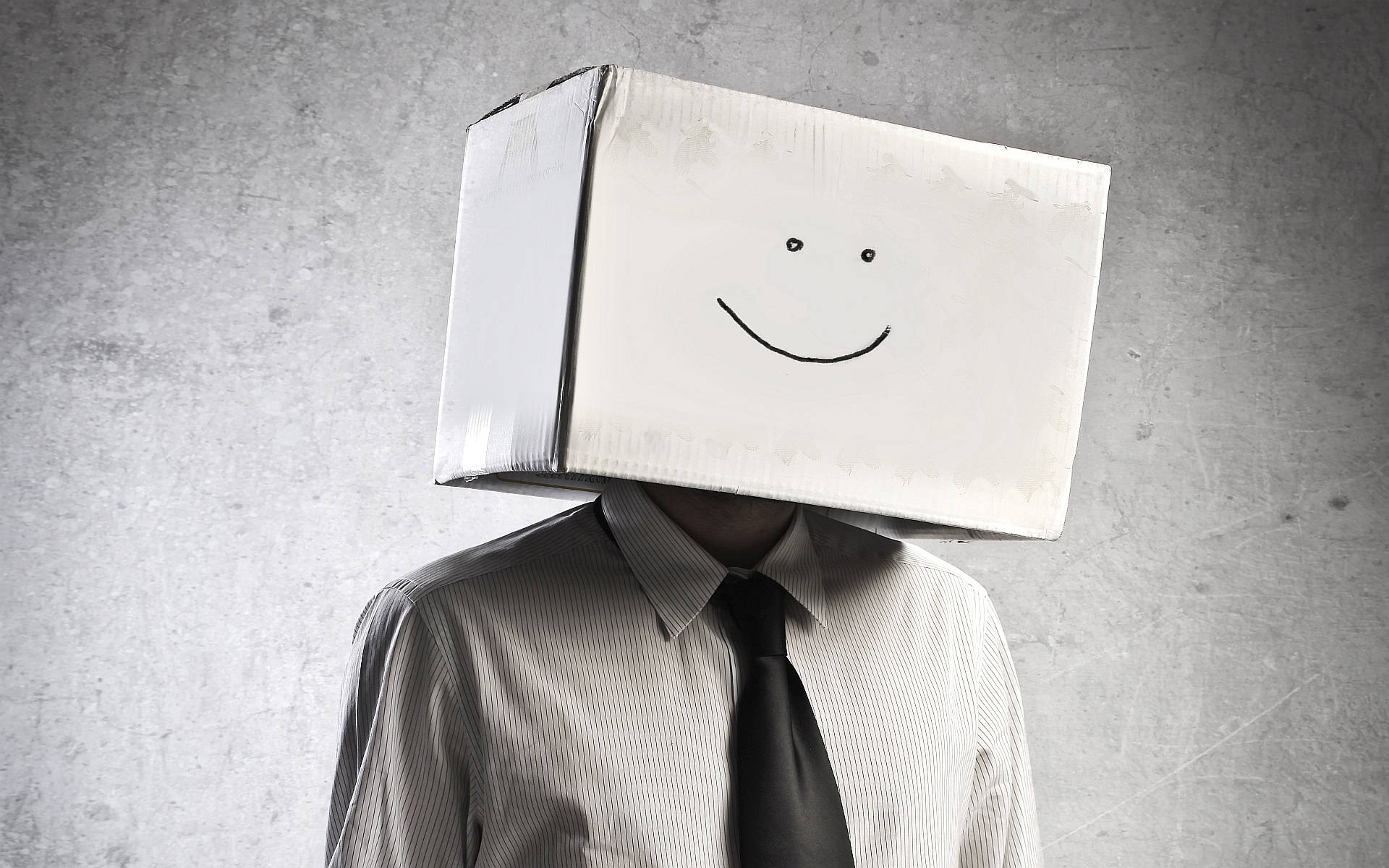 1920x1200 Download Box Man Smile Wallpaper