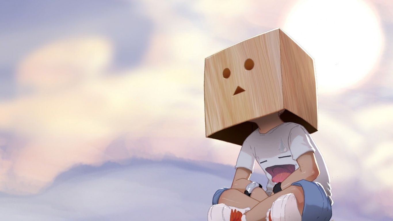1366x768 Box over head / Bob monster Desktop wallpaper 1366x768