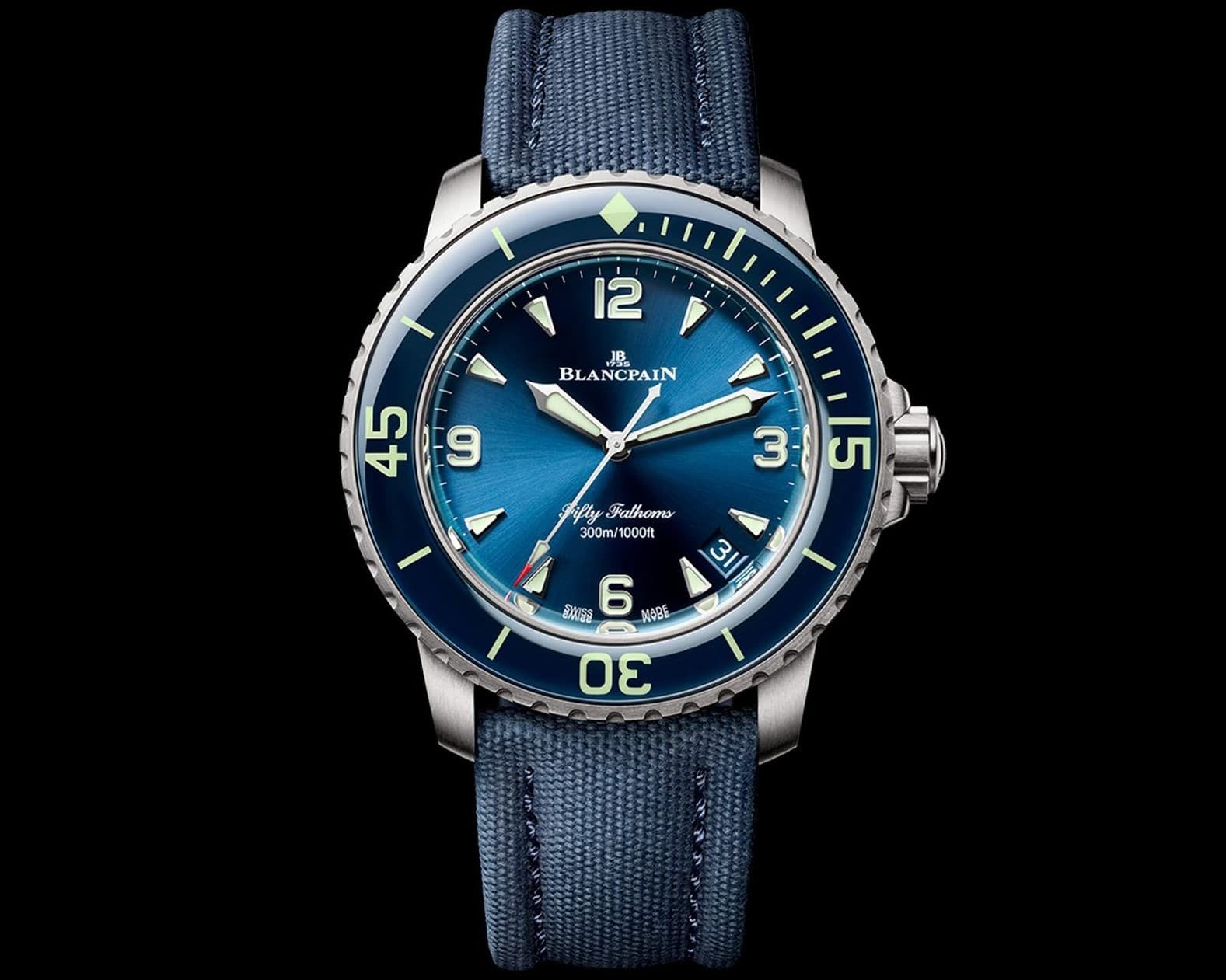 1577x1261 Explore Blancpain Fifty Fathoms Blue Dial Watches