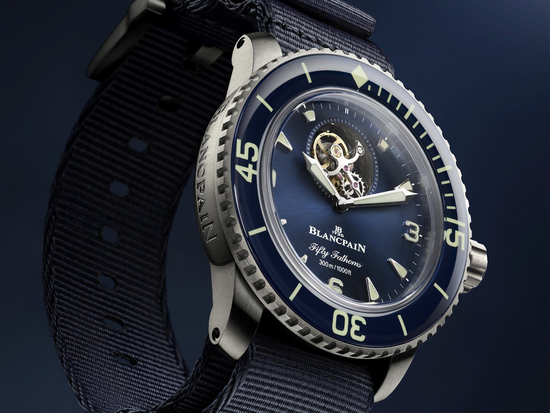 1920x1440 Blancpain presents a new edition of the Fifty Fathoms Tourbillon 8 Jours model I Love