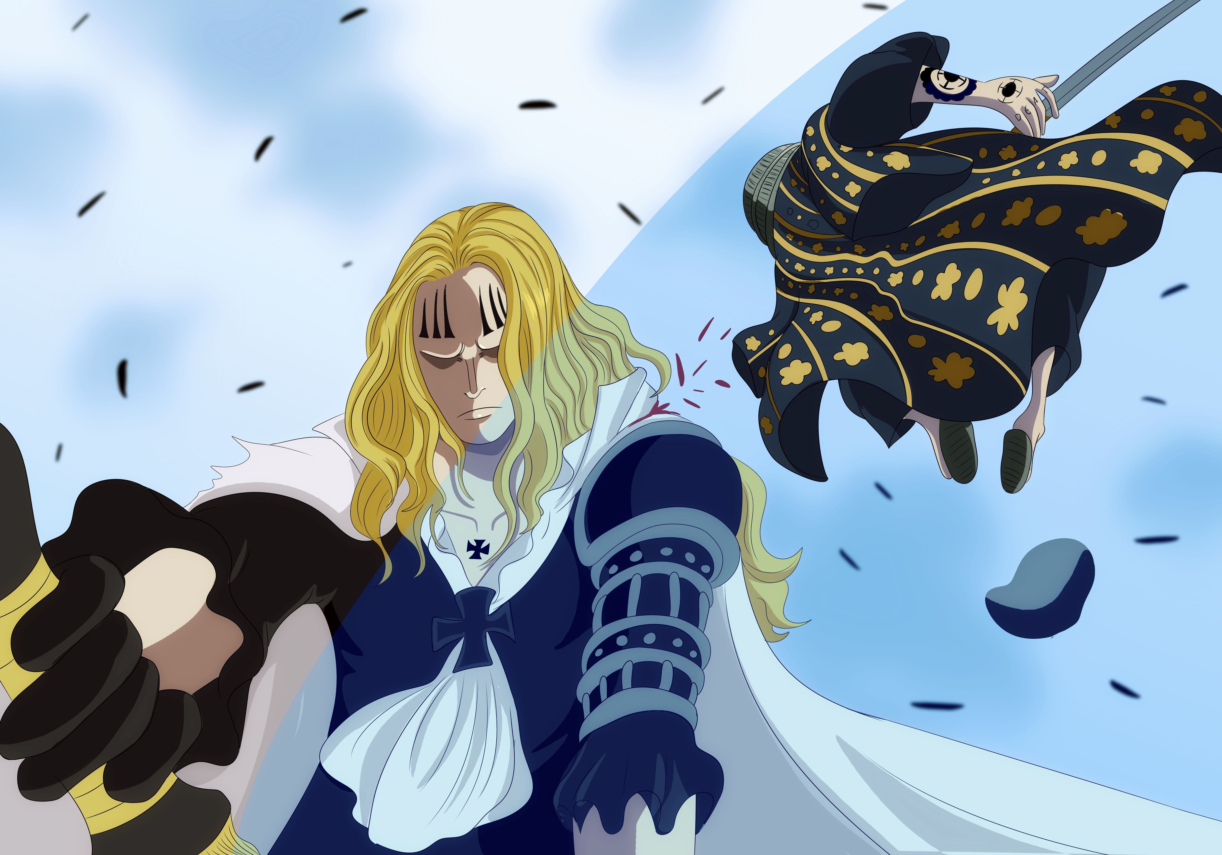 5000x3500 Desktop wallpaper: Anime, One Piece, Basil Hawkins, Trafalgar Law 4K free download for PC. 441428