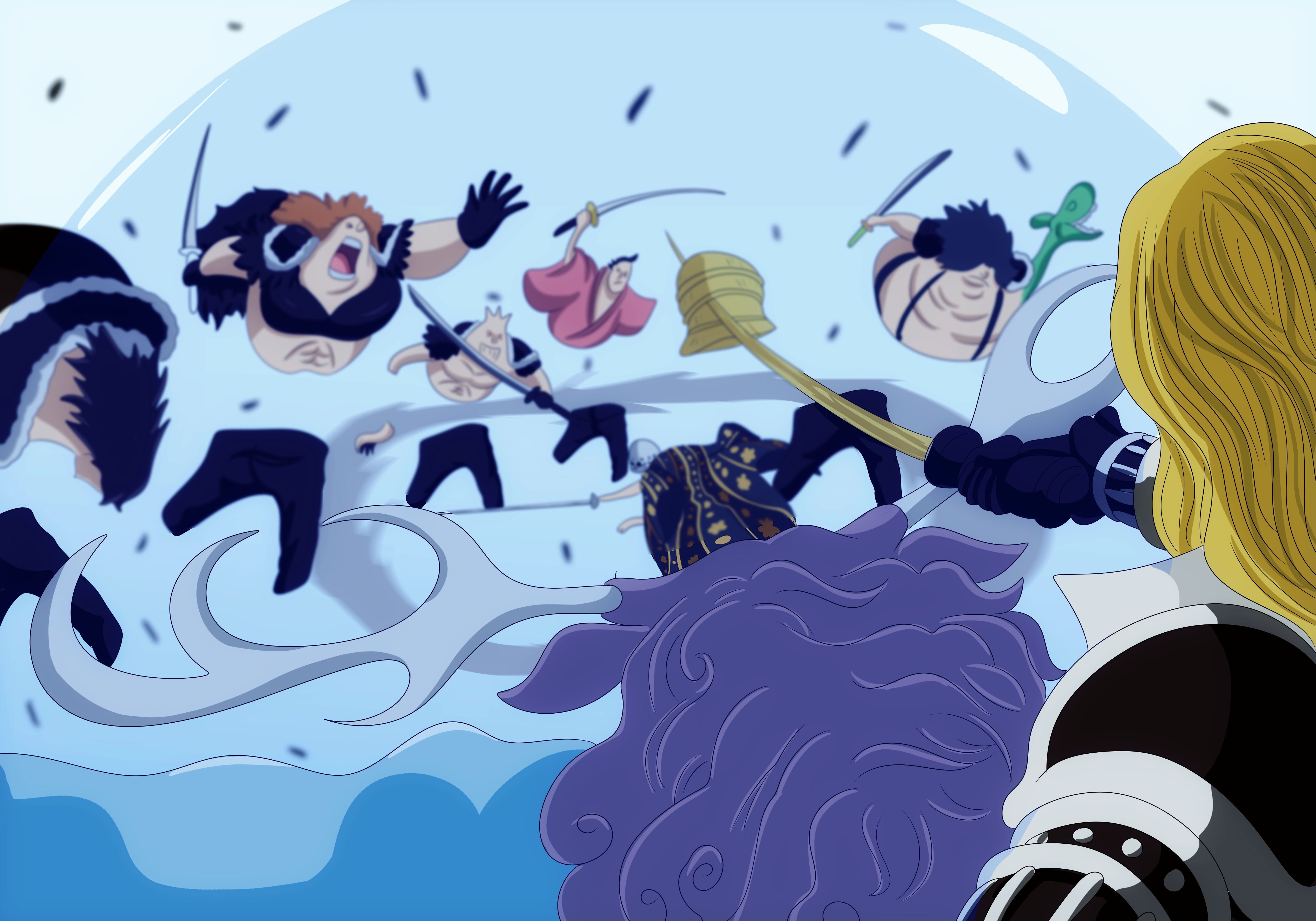 5000x3500 Desktop wallpaper: Anime, One Piece, Basil Hawkins, Trafalgar Law 4K free download for PC. 441427