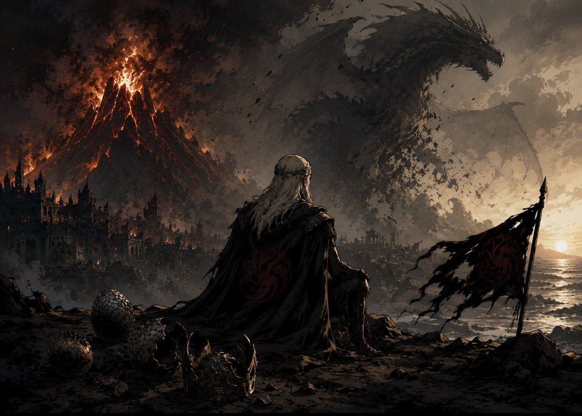 1200x857 What if the Targaryens never really escaped the Doom of Valyria and they were just the last victims of it? The more I think about it, the more it feels like the