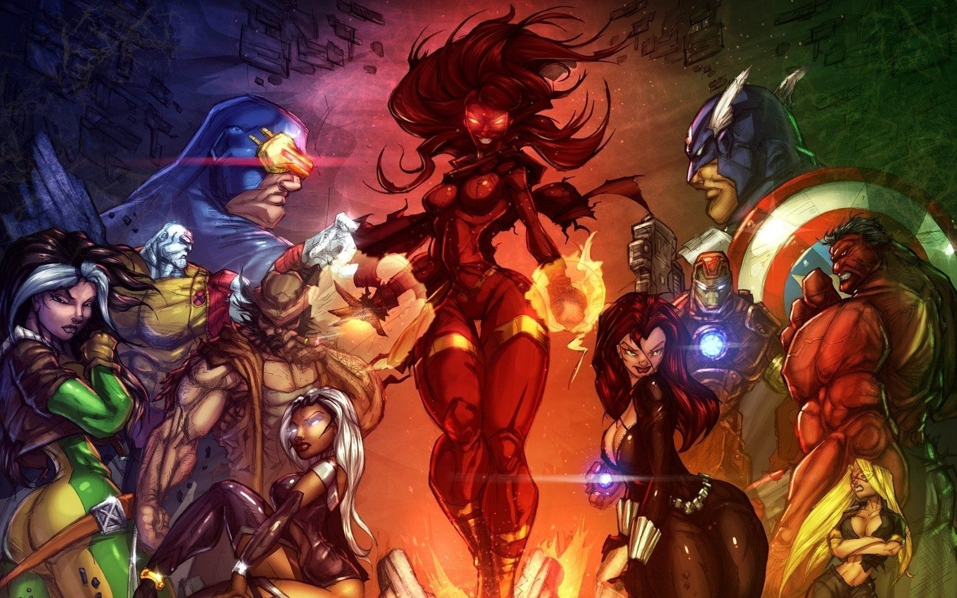 1920x1200 Avengers Vs X Men: The Ultimate Marvel Team, Explored