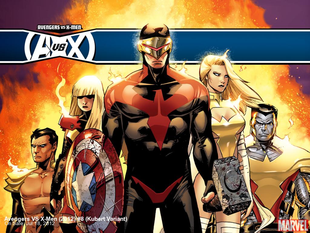 1024x768 Avengers Vs X Men. Here Be Geeks