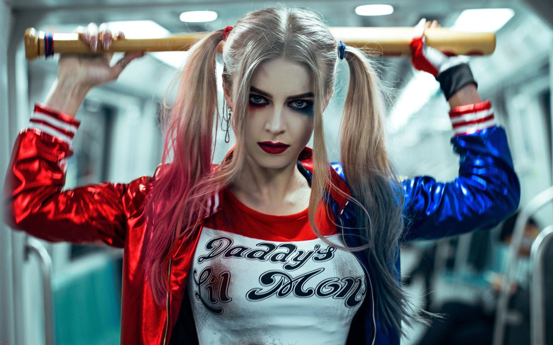 1920x1200 Harley Quinn Cosplay Ultra HD Wallpaperx2400