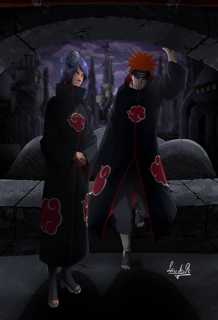736x1080 Konan and Pain first appearance