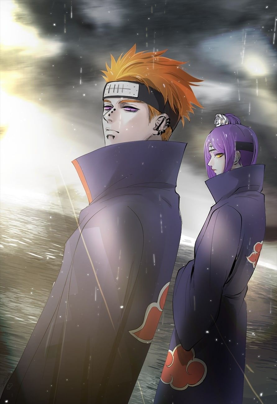 891x1300 Pain And Konan Wallpaper