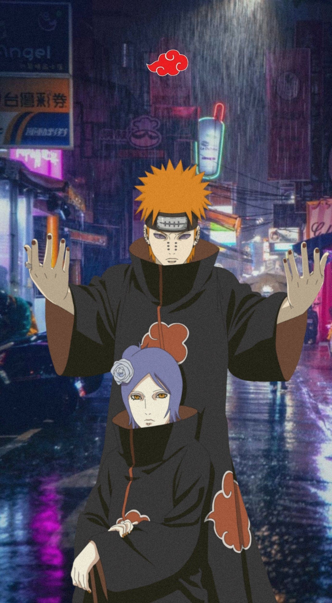 1381x2508 Konan (Naruto) Wallpaper