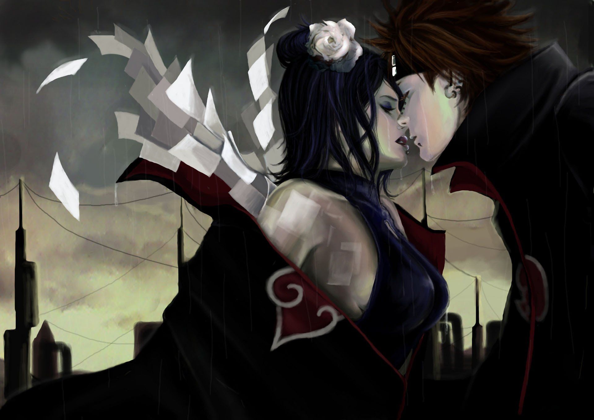 1920x1357 naruto, Pain, And, Konan Wallpaper HD / Desktop and Mobile Background