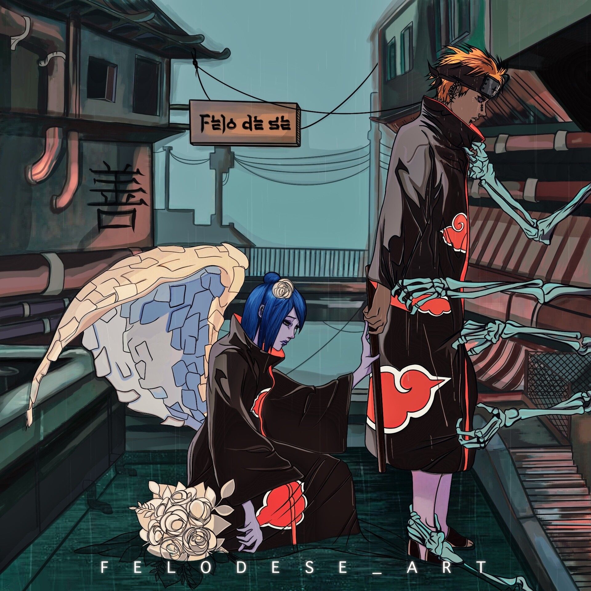 1920x1920 Konan vs Pain