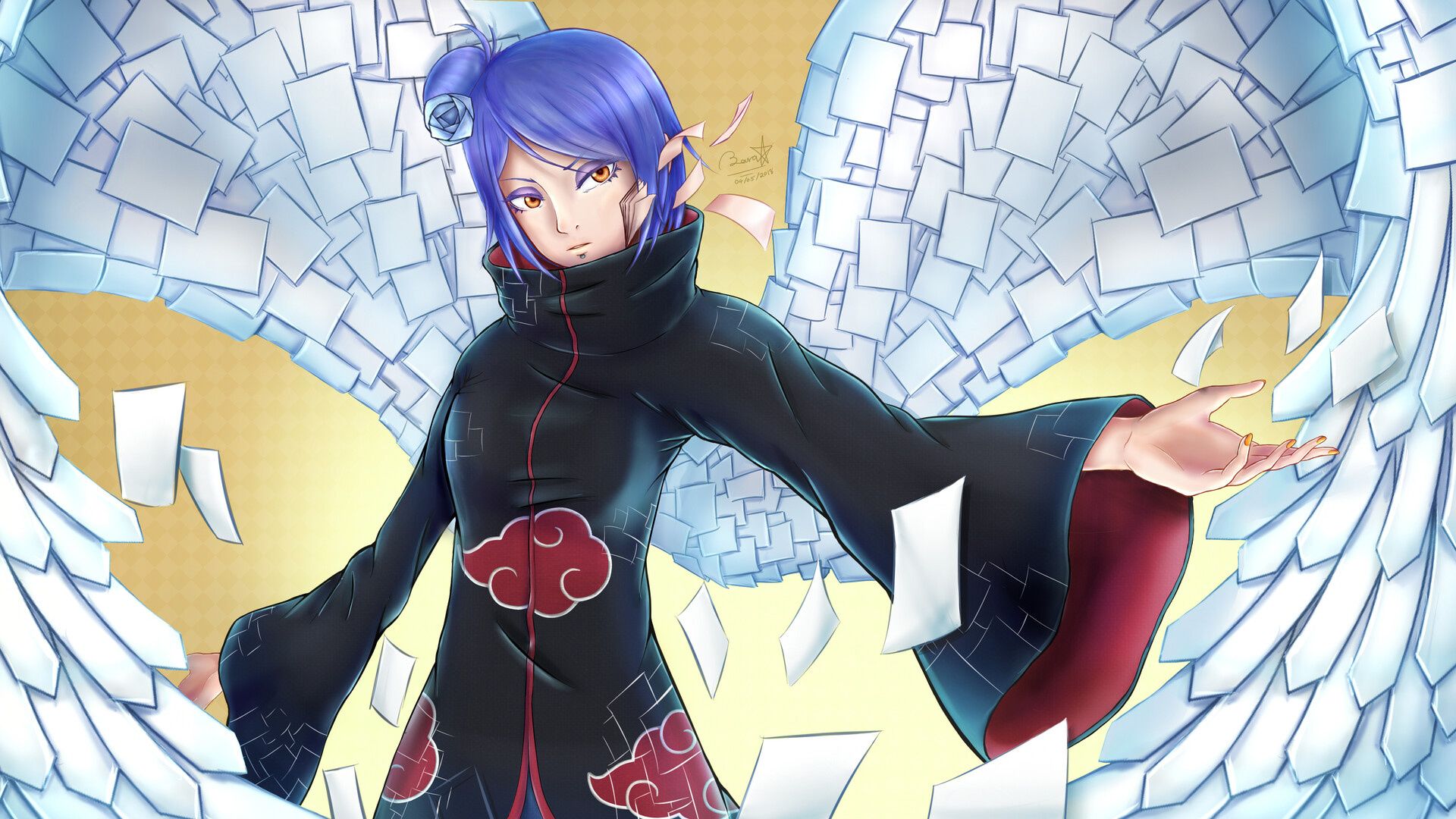 1920x1080 Konan (Naruto) Wallpaper