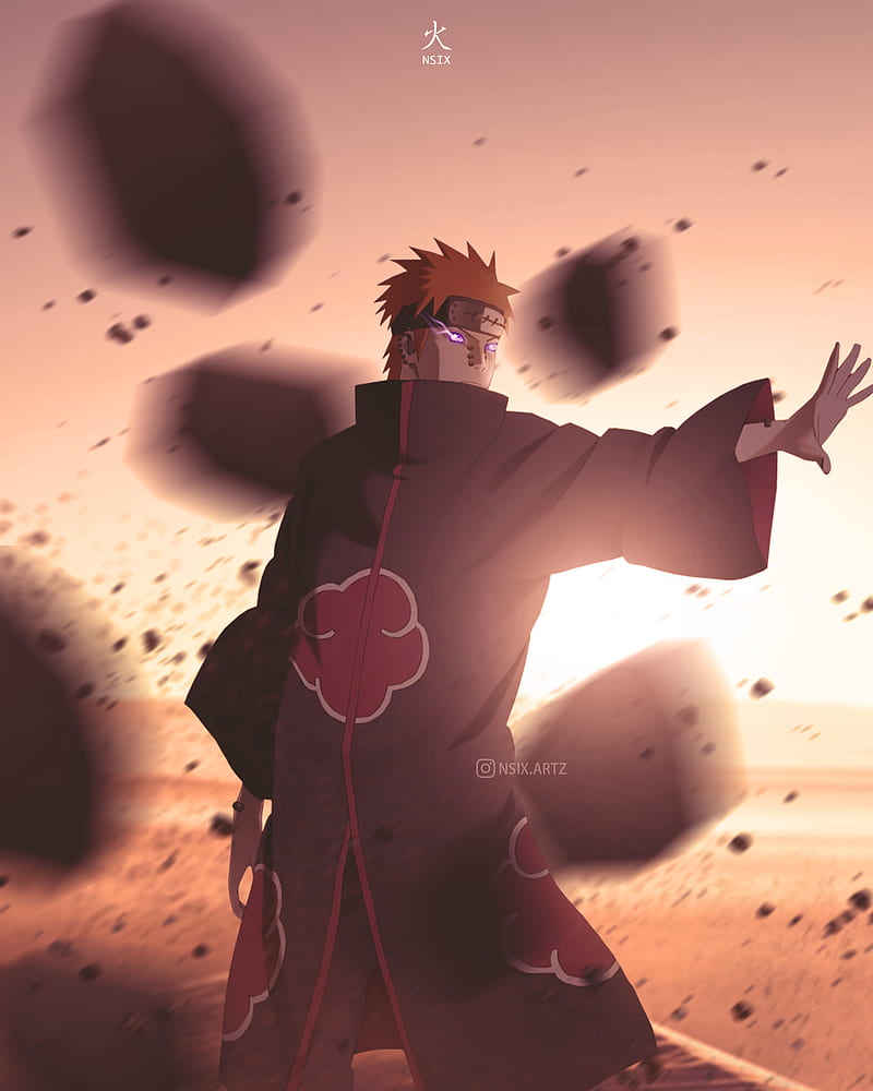 800x1000 Pain, konan, naruto, nsix artz, naruto, art, itachi, nsix, Akatsuki, obito, pain, HD phone wallpaper