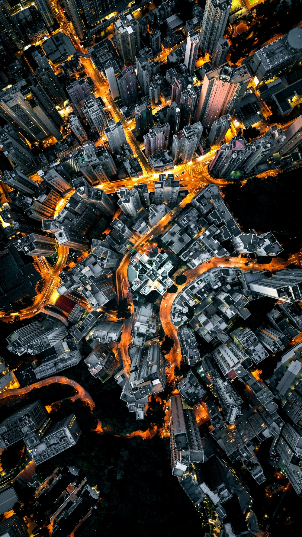 1000x1778 Busy Vibrant City From Above