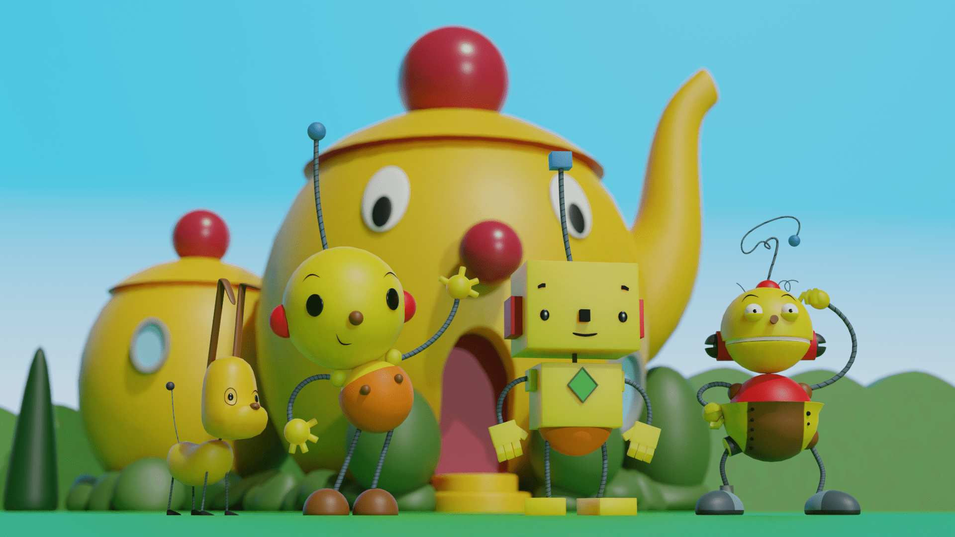 1920x1080 Rolie Polie Olie Wallpaper