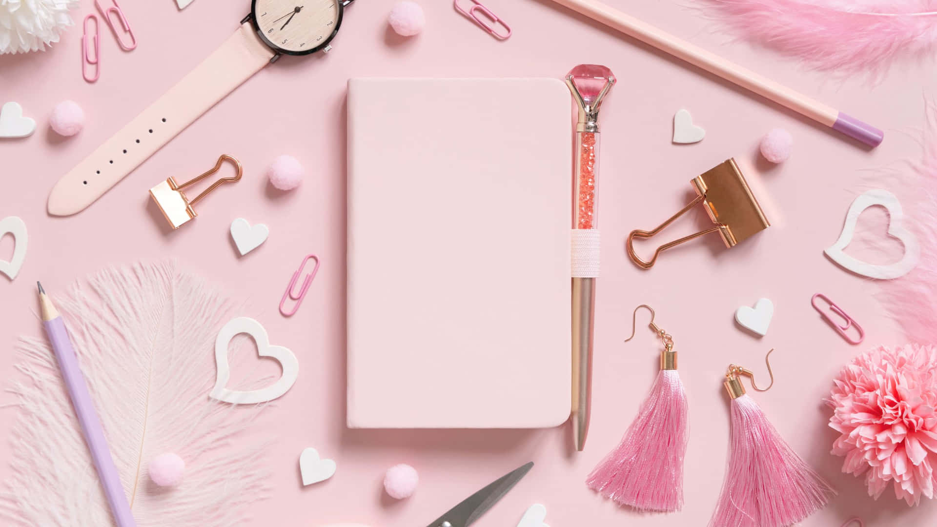 1920x1080 Download Pink Girly Stuff Cute Things Desktop Wallpaper