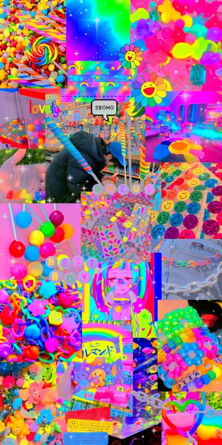720x1440 Download Indie Kid Aesthetic Vibrant Pink Stuff Wallpaper