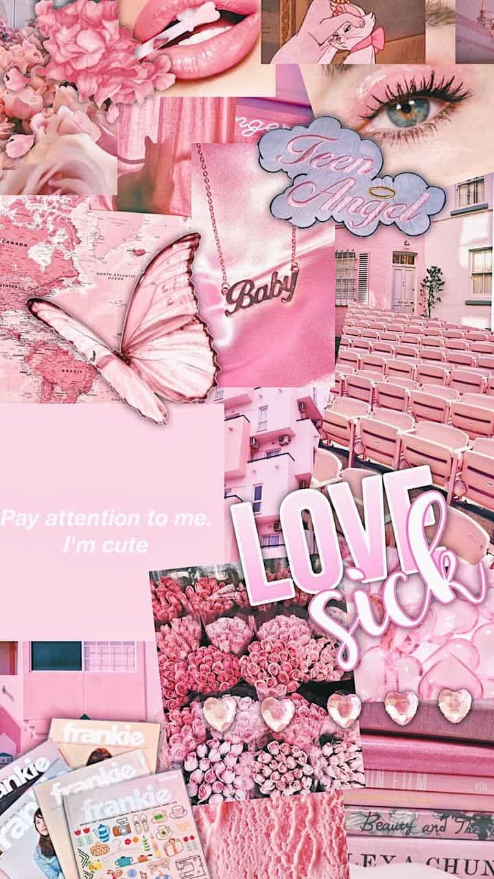720x1280 Cute Aesthetic Wallpaper Pink HD
