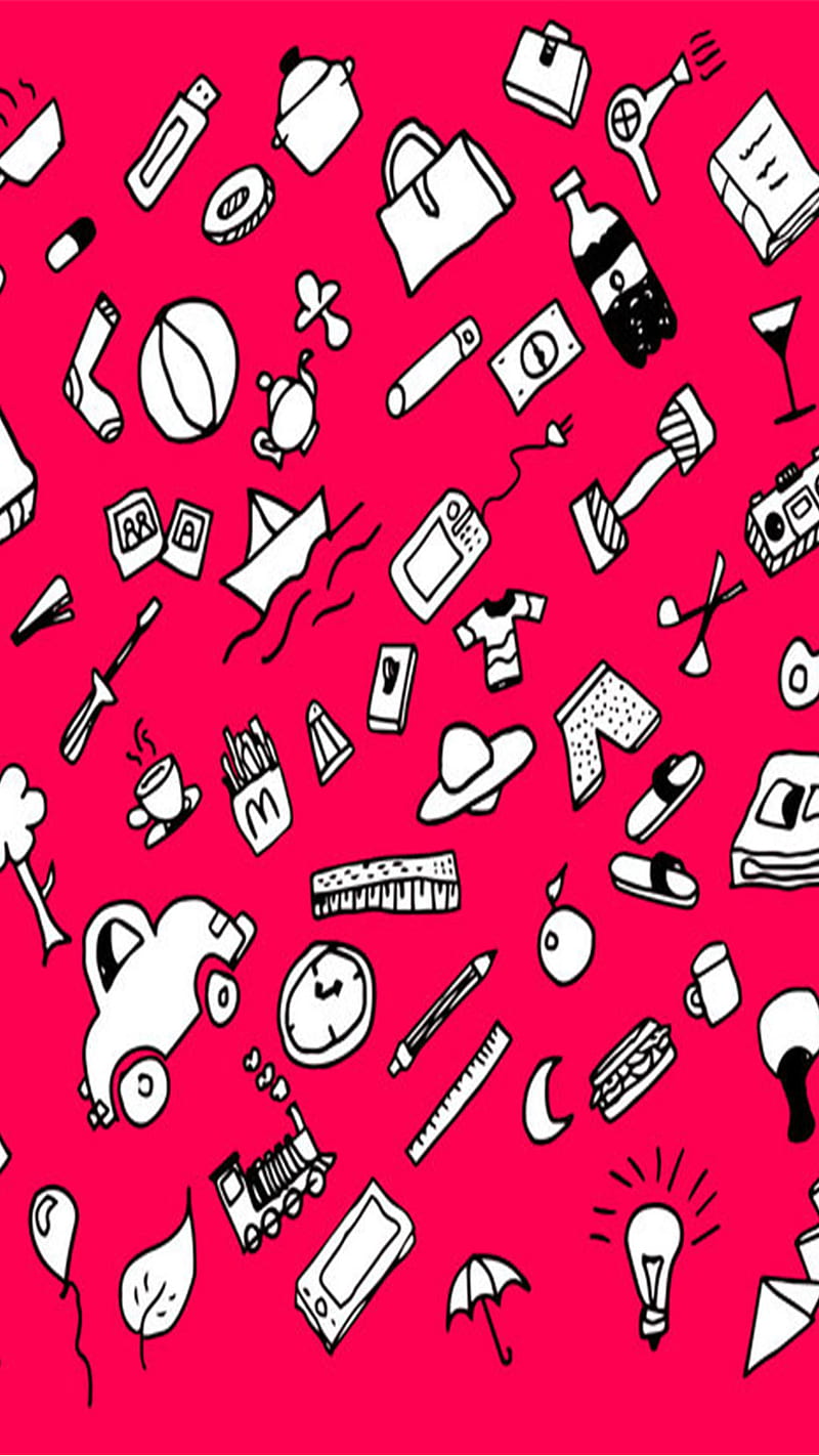 800x1422 HD pink icon wallpaper