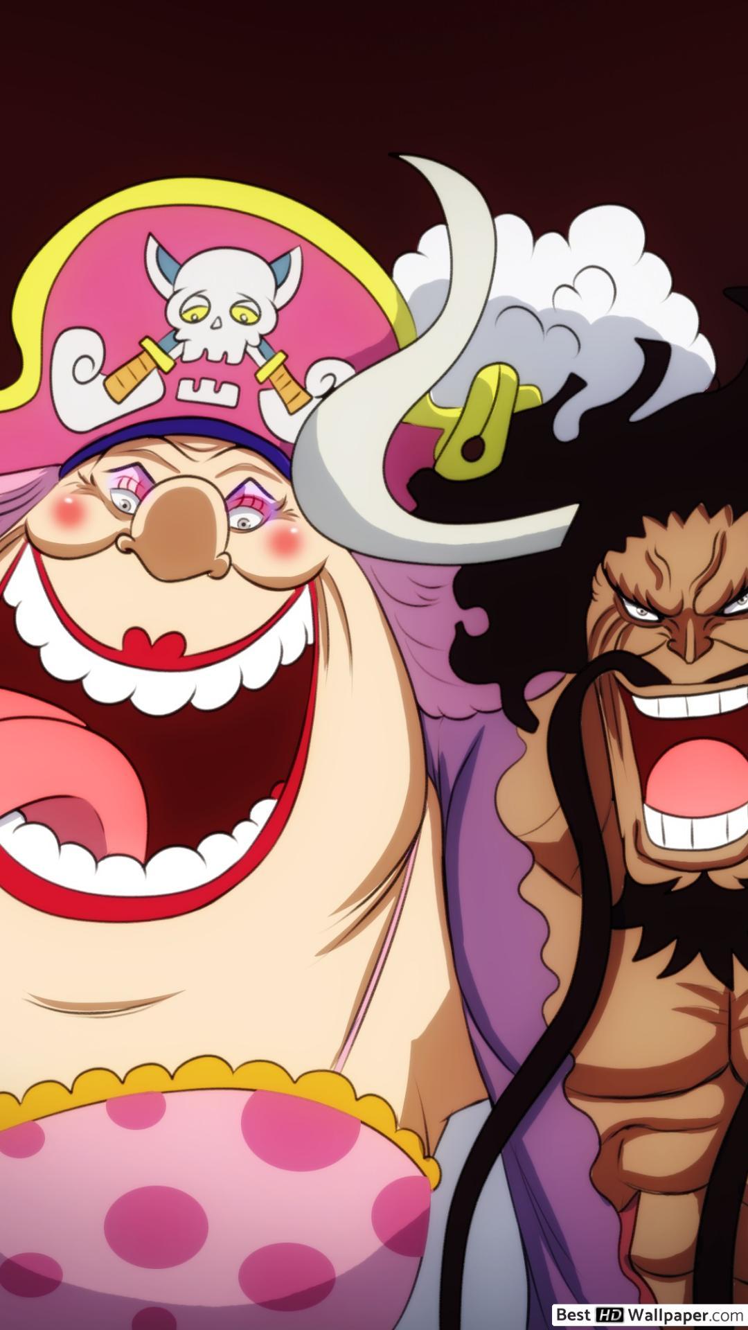 1080x1920 Big Mom & Kaido Alliance HD wallpaper download