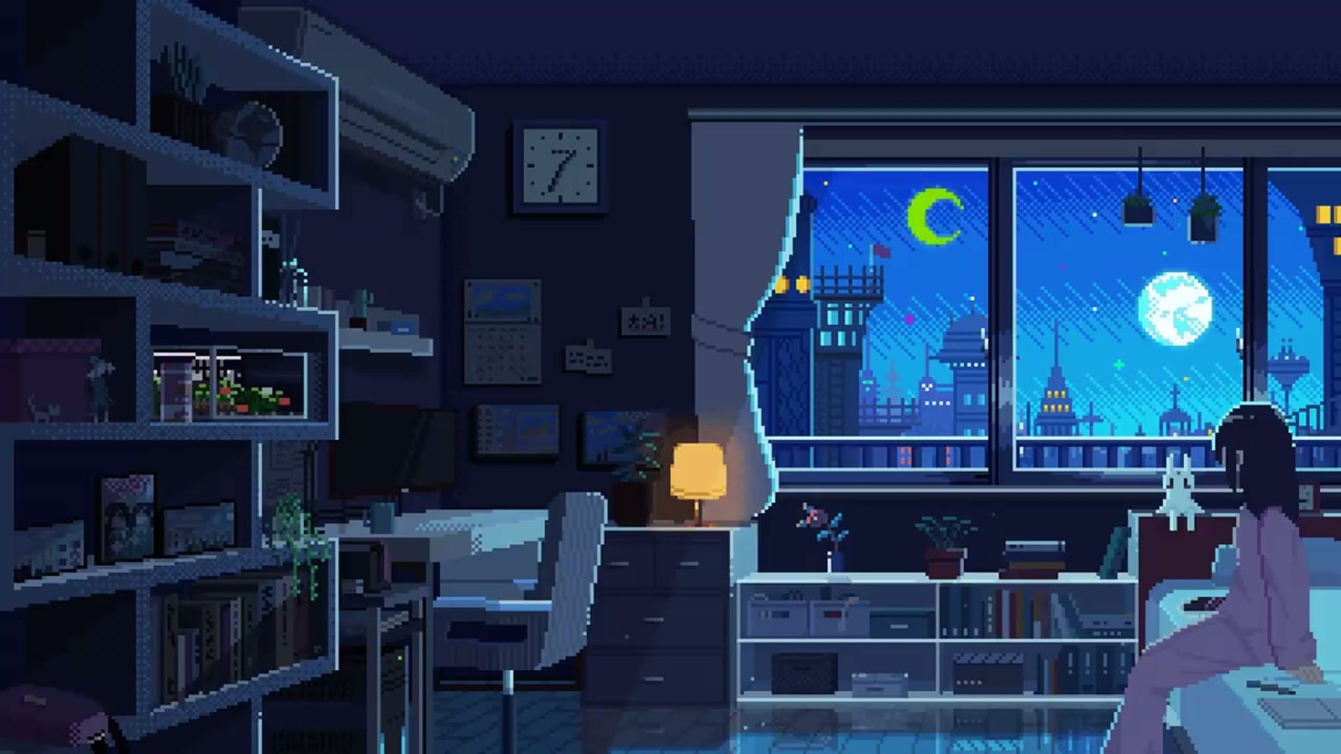 1920x1080 Lofi Live Wallpaper, Animated Wallpaper