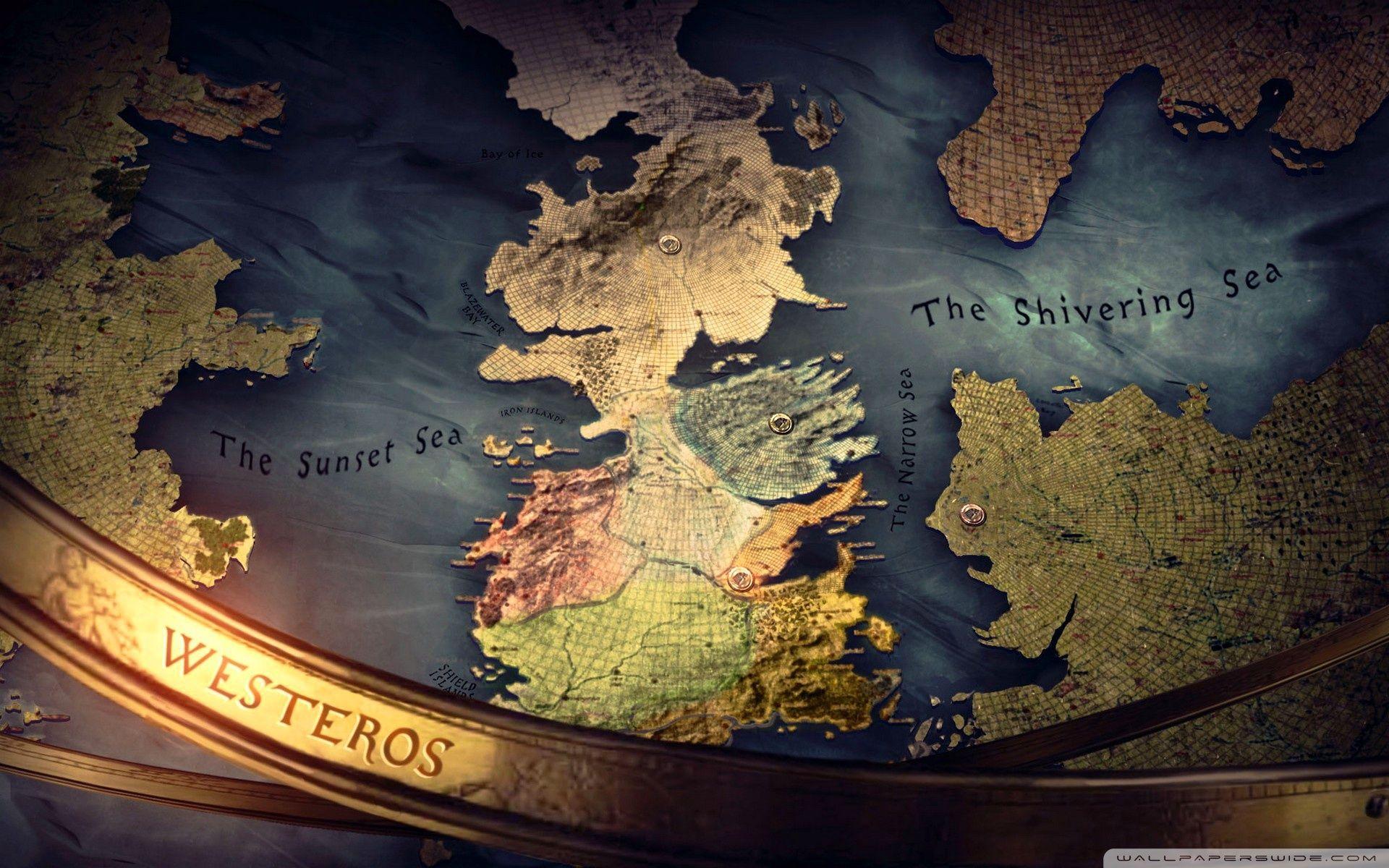 1920x1200 Game Of Thrones Map Wallpaper