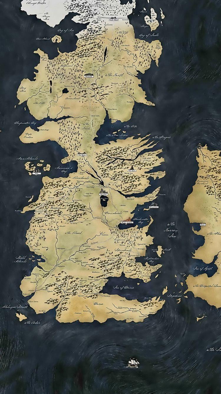 750x1334 Game Of Thrones Maps Wallpaper
