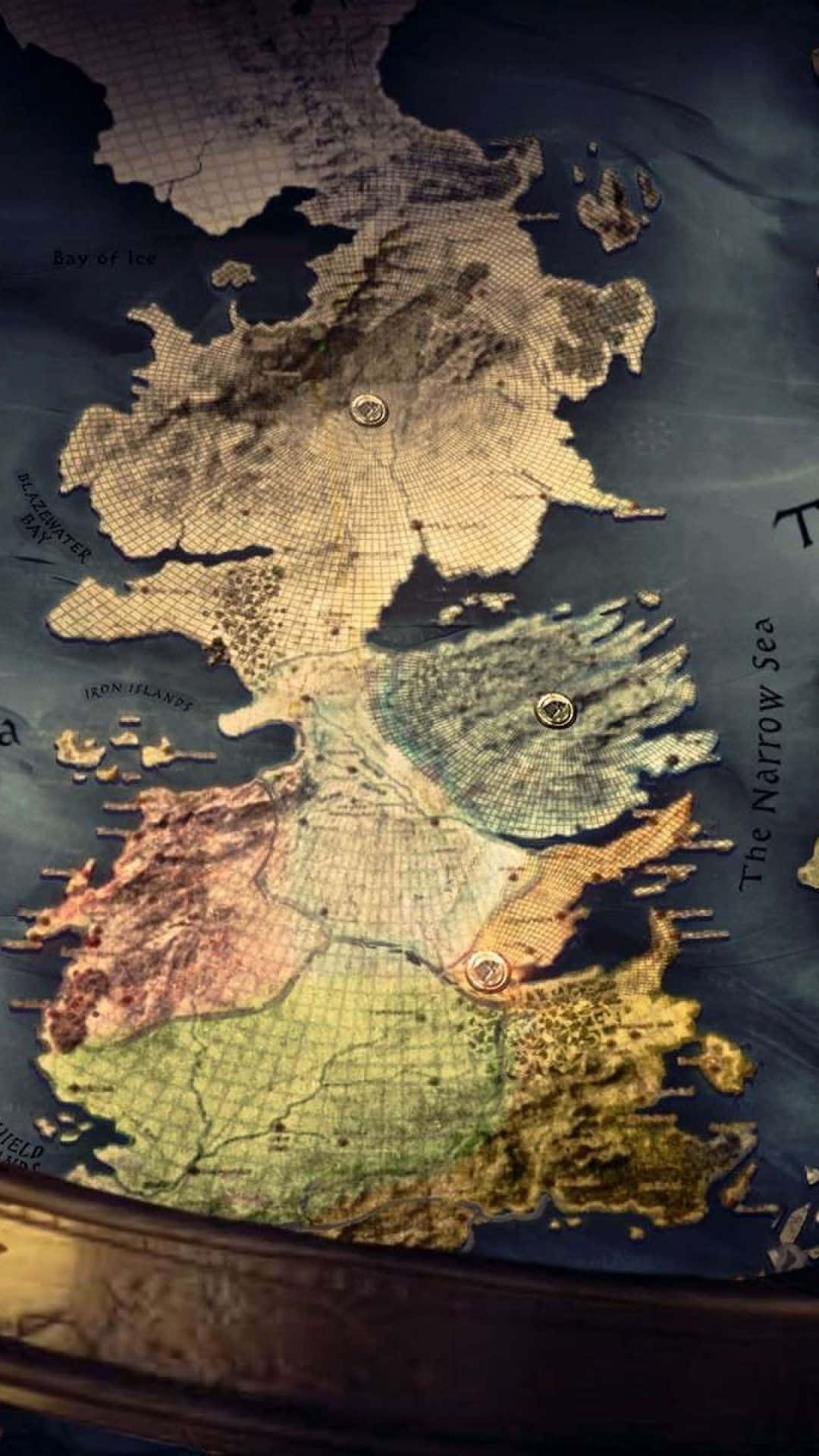 1080x1920 Download Game Of Thrones Map Vintage Aesthetic Wallpaper