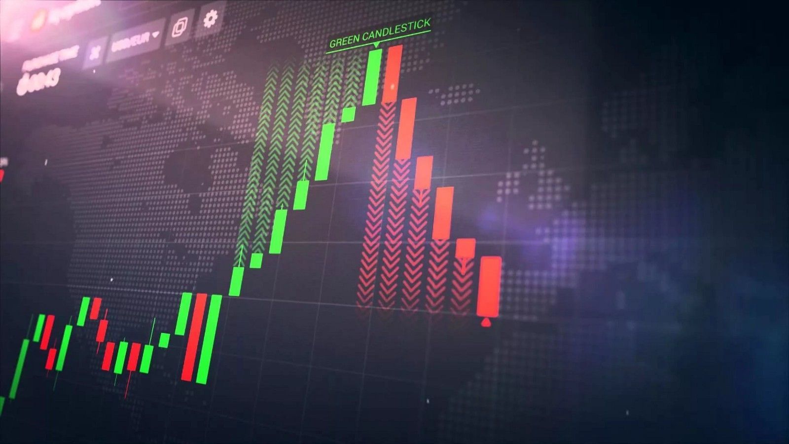 1600x900 Candlestick Chart Wallpaper