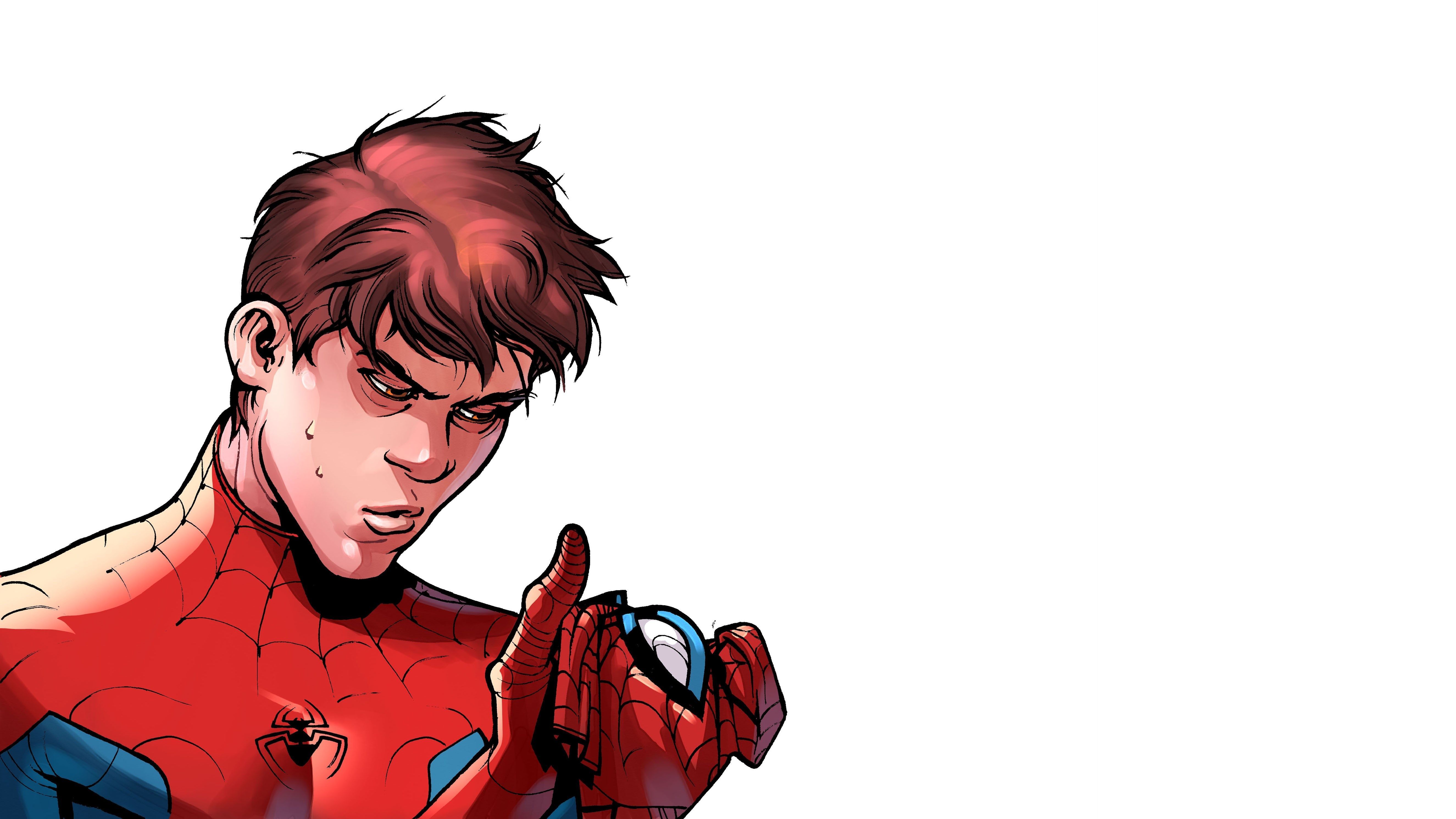 5300x2981 Spiderman Mask Off Art Wallpaper, HD Superheroes Wallpaper, 4k Wallpaper , Image, Background, Photos and Picture