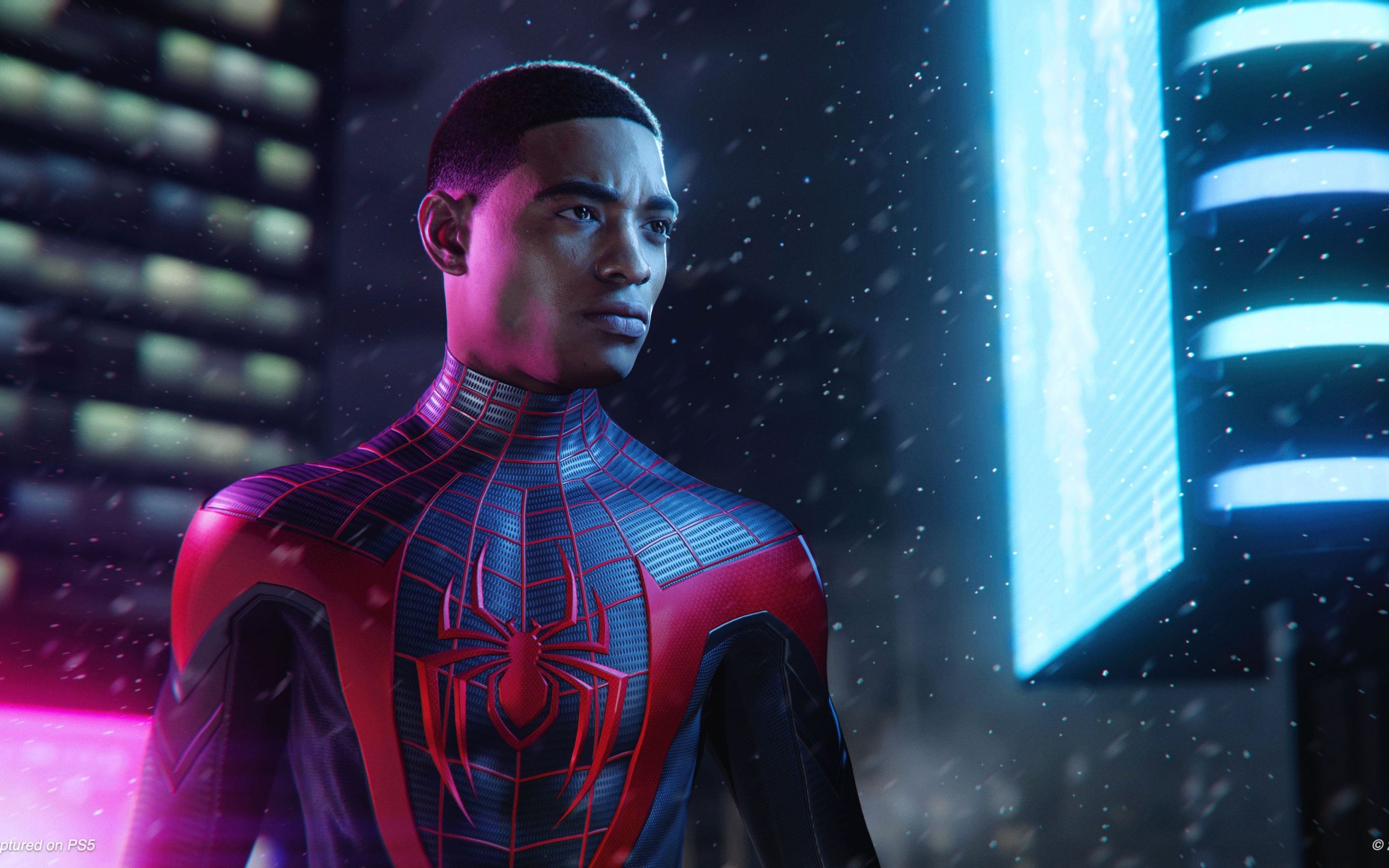 2880x1800 Miles Morales No Mask Wallpaper